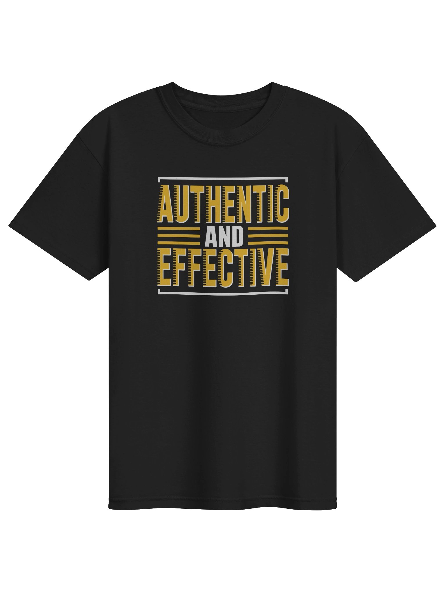 Authentic and Effective Black T-Shirt product image (1)
