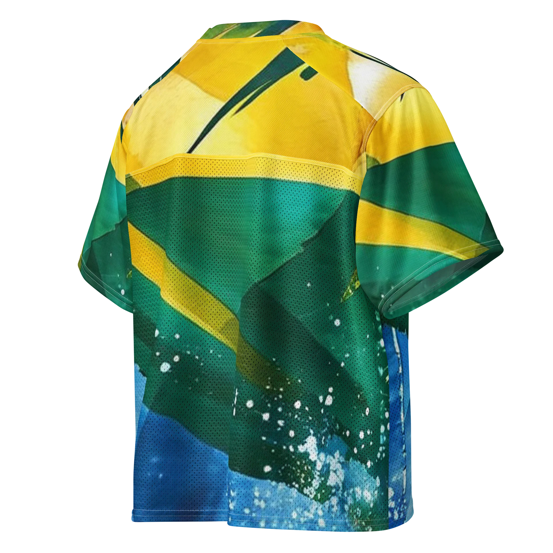 CaribbeanApples - St. Vincent and the Grenadines - SVG Abstract Diplomat Print | Boxy Breathable Football Jersey product image (4)