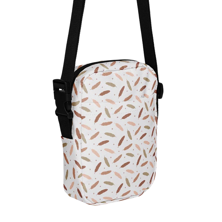 Mocha Mousse Feathers Crossbody Bag product image (1)