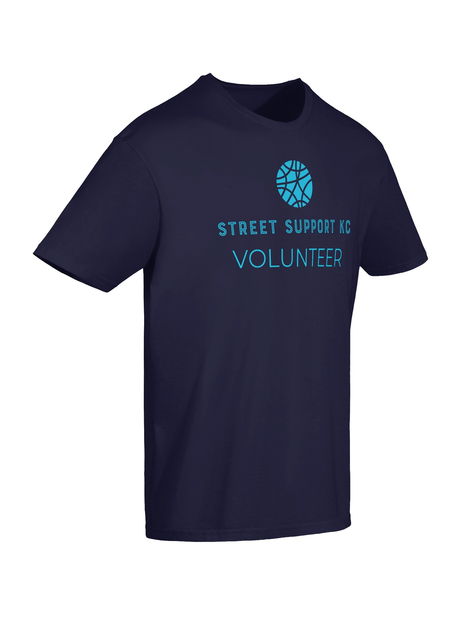 Street Support KC Volunteer T-Shirt – Navy product image (6)