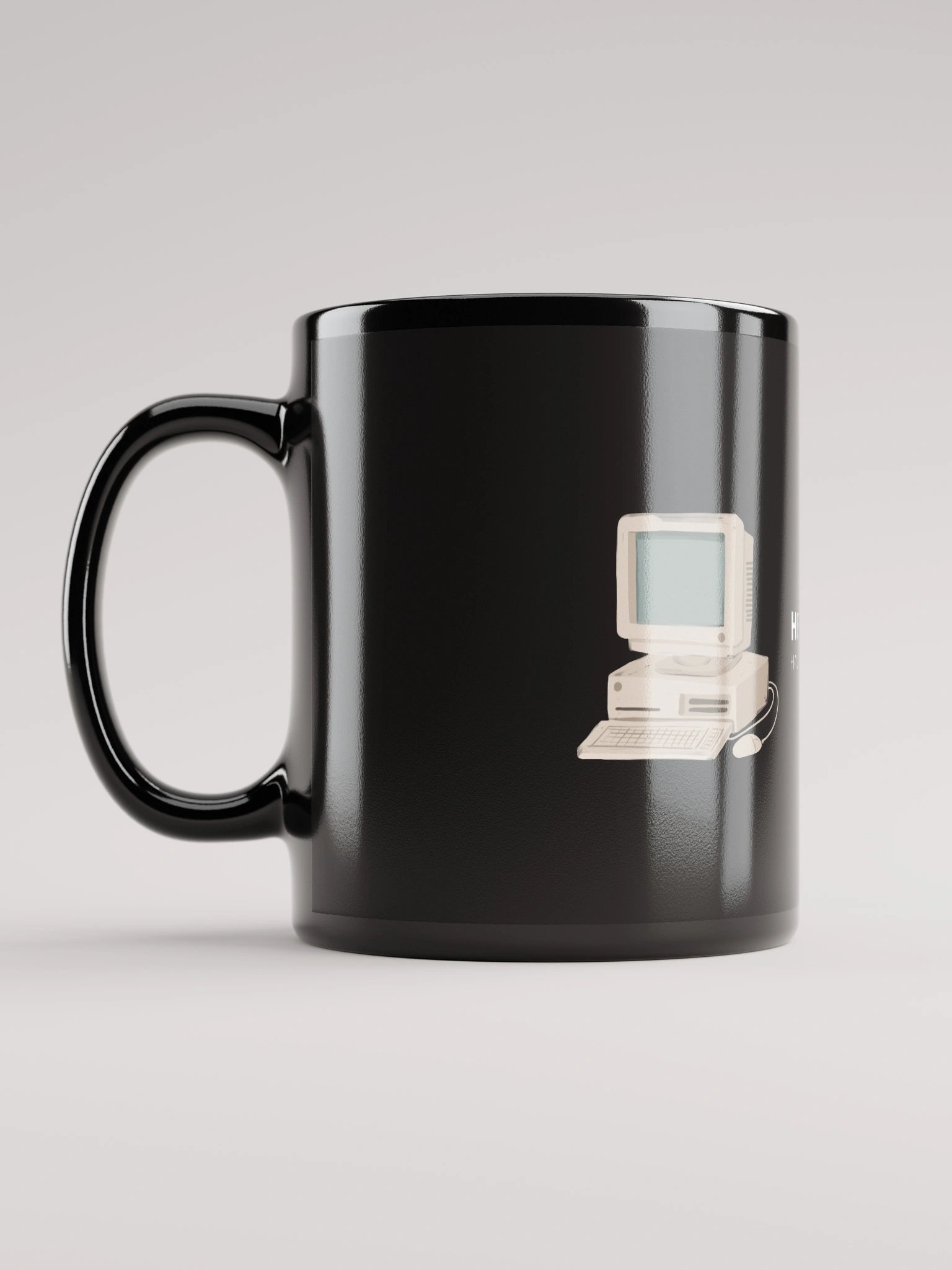 “Have You Tried Turning It Off and On Again?” Retro Computer Setup Mug product image (12)