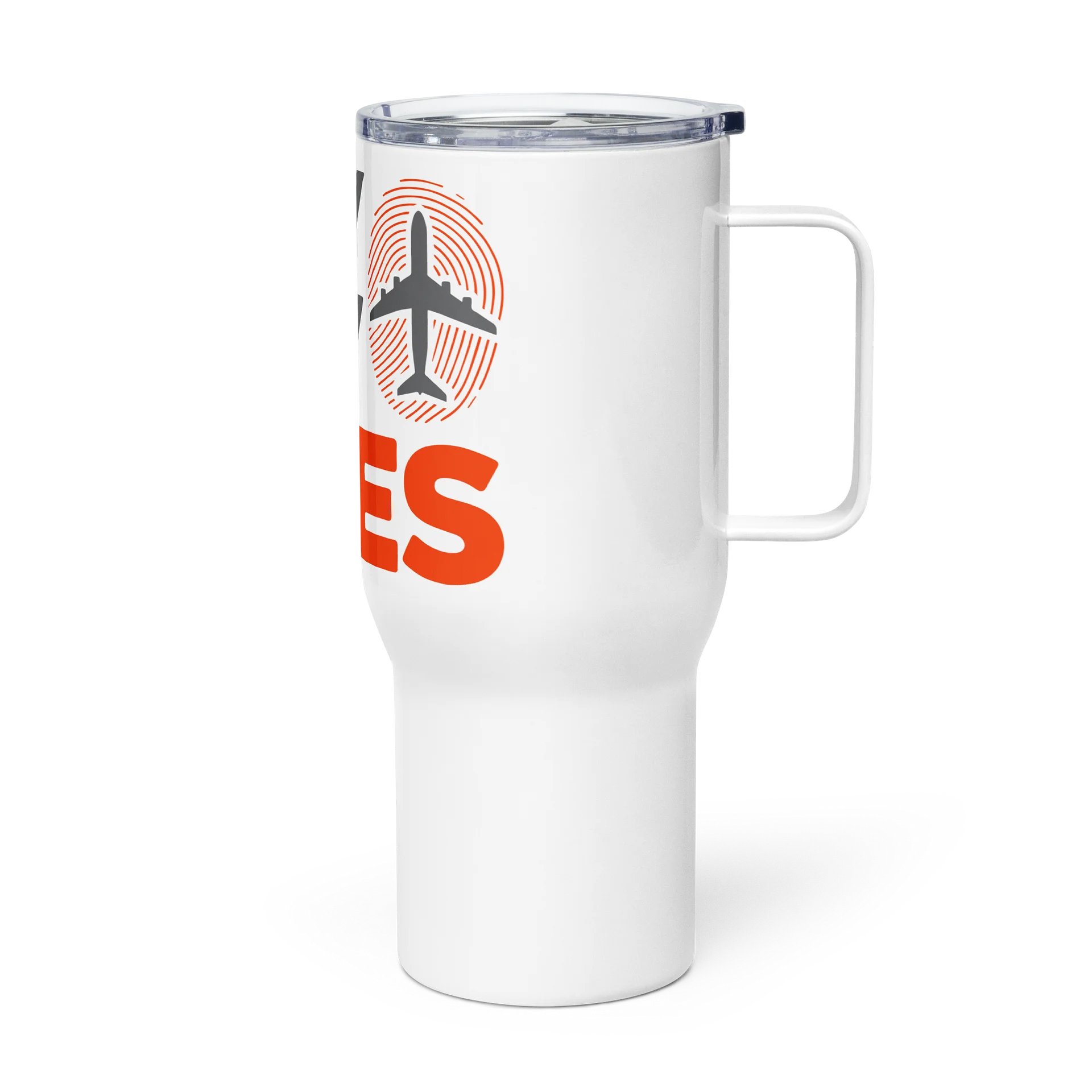 Reisebecher mit MayDayFiles Logo product image (3)