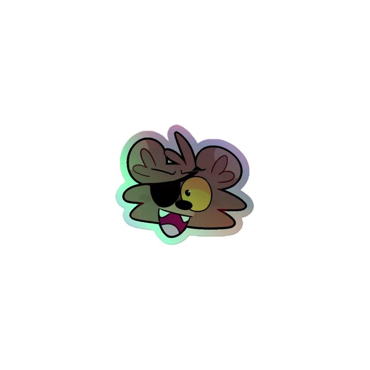 Pirate Holographic Sticker product image (1)