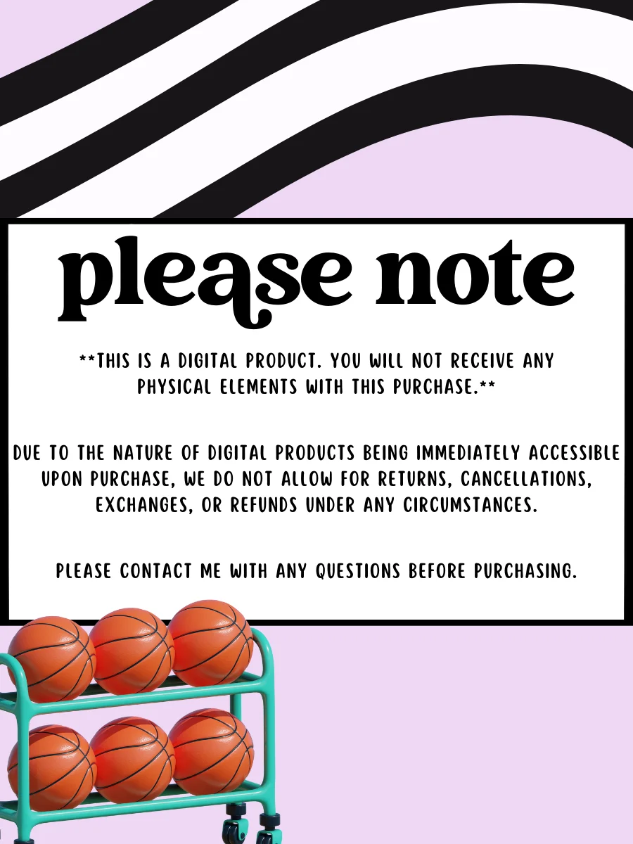 Laverne Basketball Activity Pack product image (6)