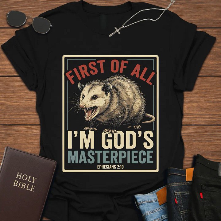 God's Masterpiece Funny T-Shirt product image (1)