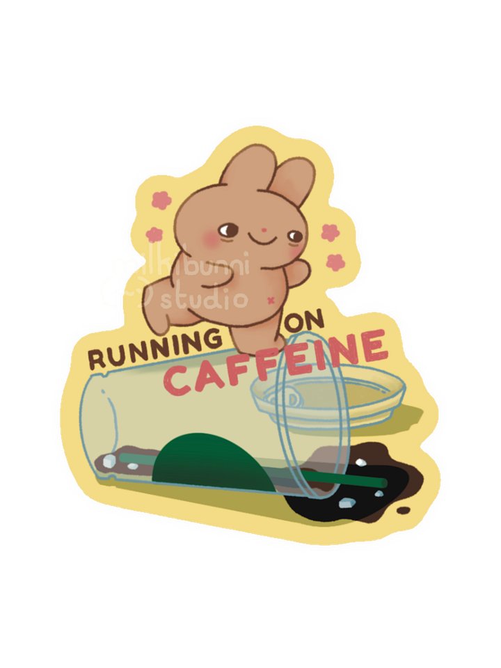 Running on Caffeine Sticker product image (1)