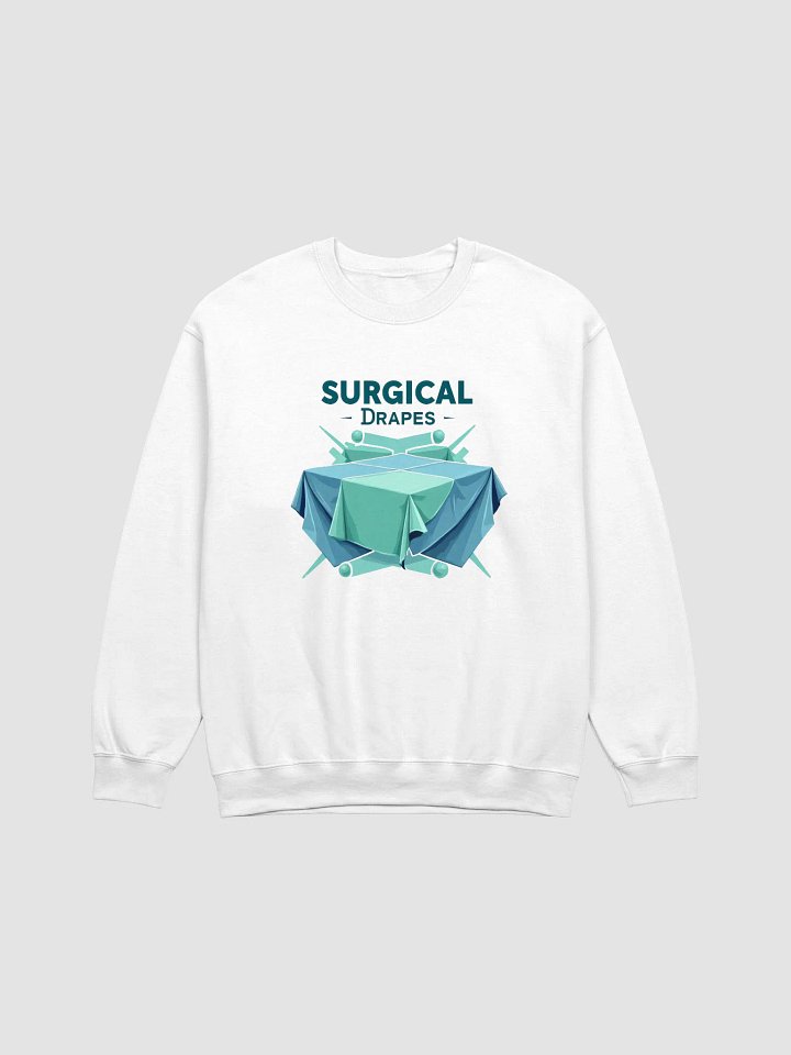 Surgical Drapes Illustration Crewneck Sweatshirt product image (4)