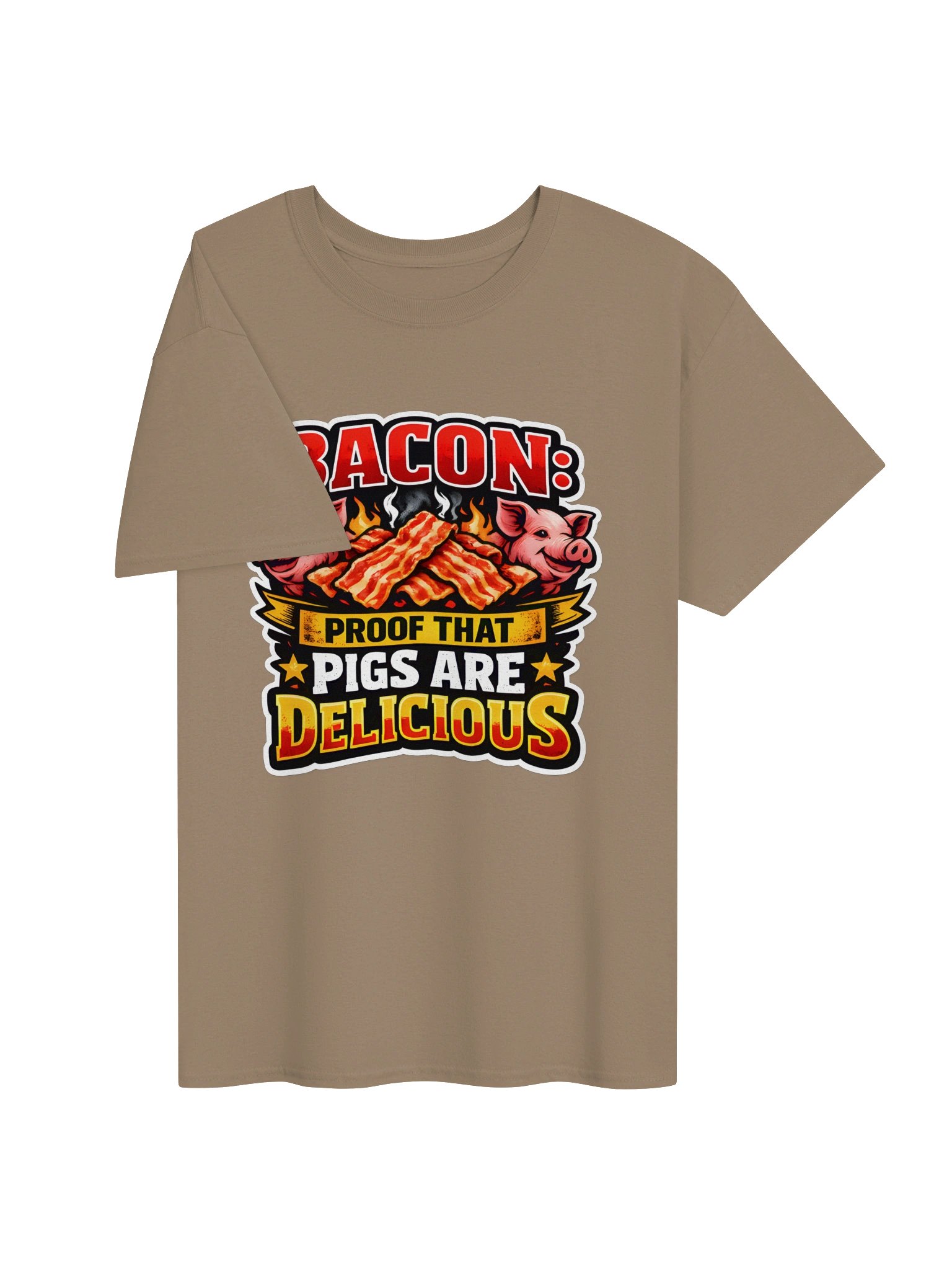 Bacon Proof That Pigs Are Delicious Tee product image (13)