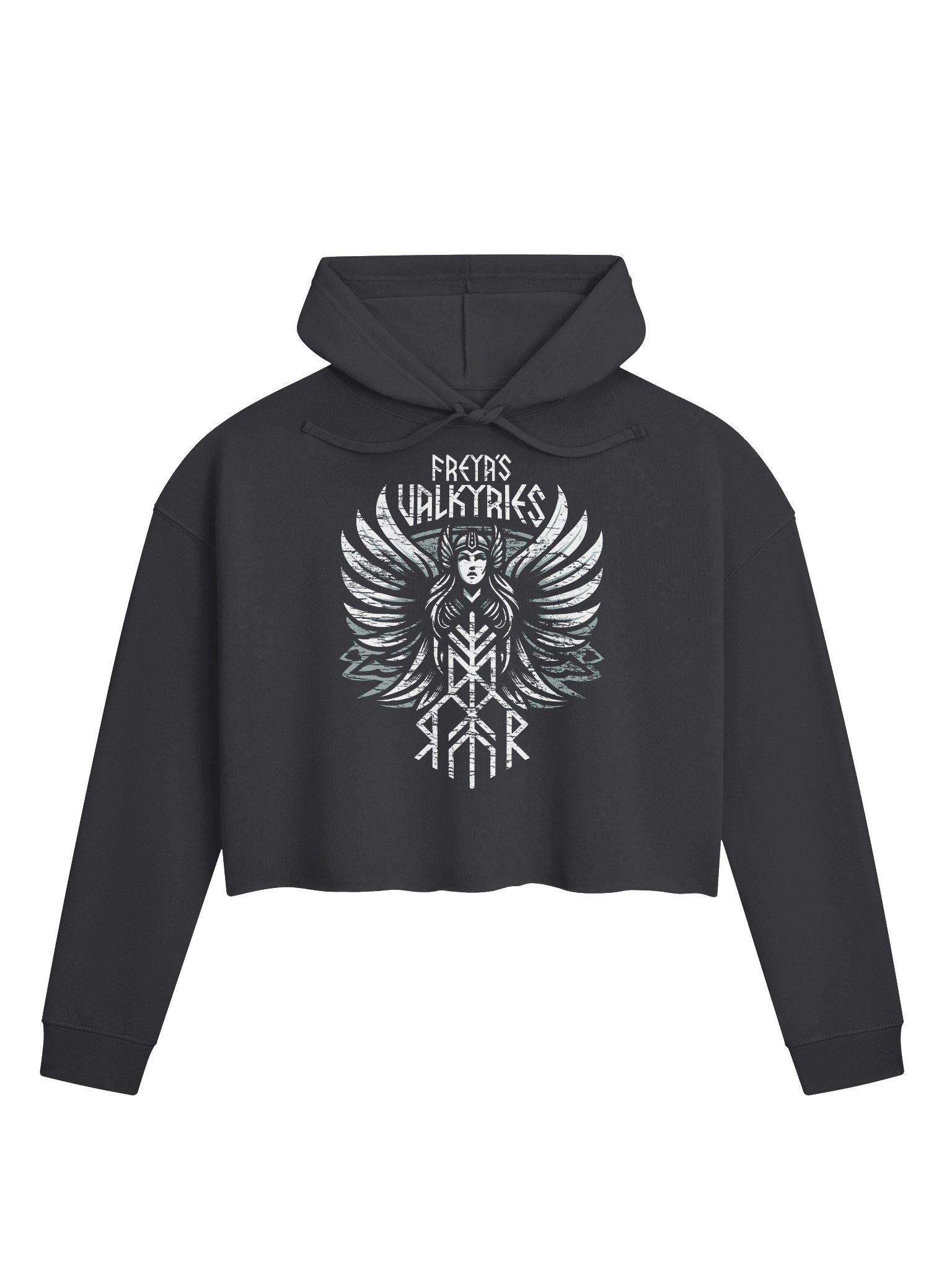 Freya's Valkyries Crop Hoodie product image (3)