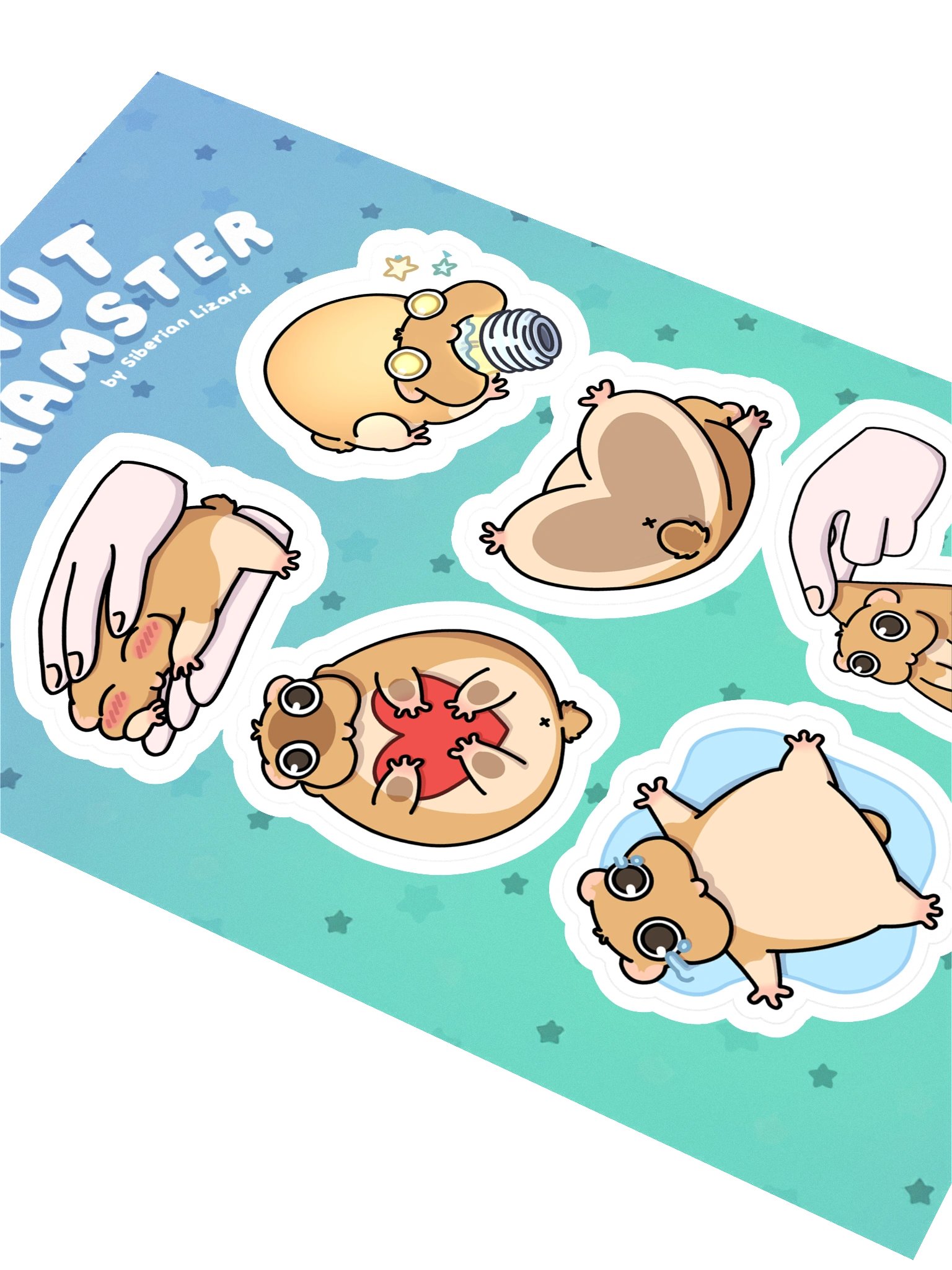 Peanut the Hamster - Sticker Sheet product image (2)