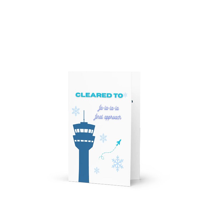 Fa-la-la-la Final Approach Card product image (1)