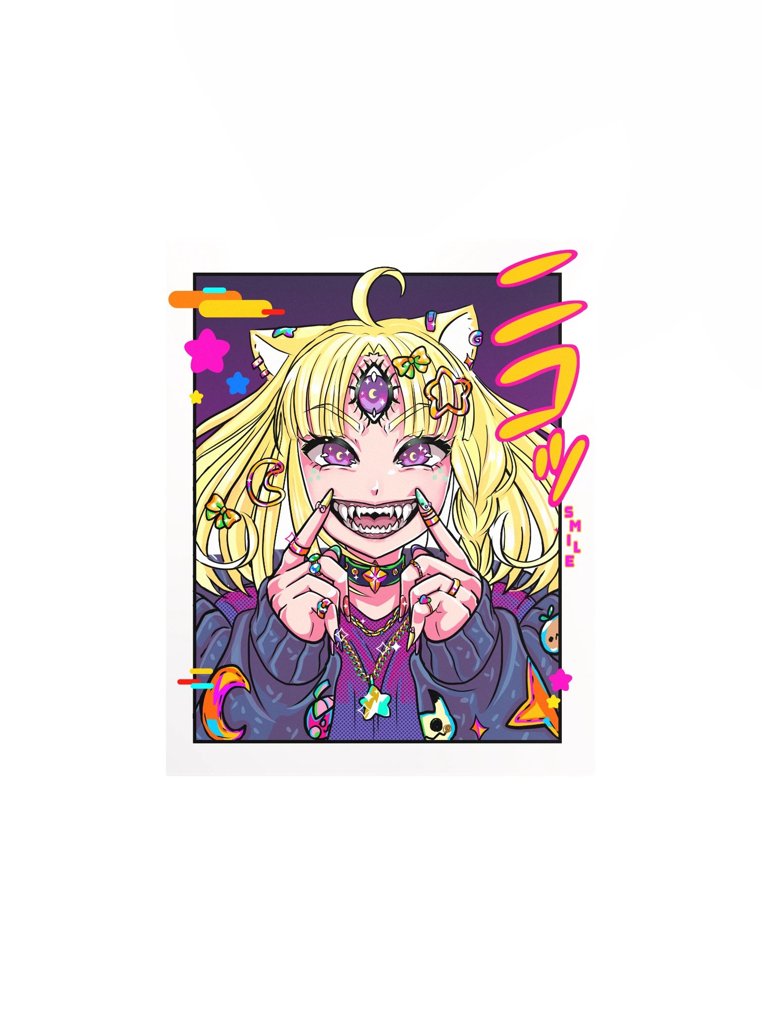 smile art print product image (1)