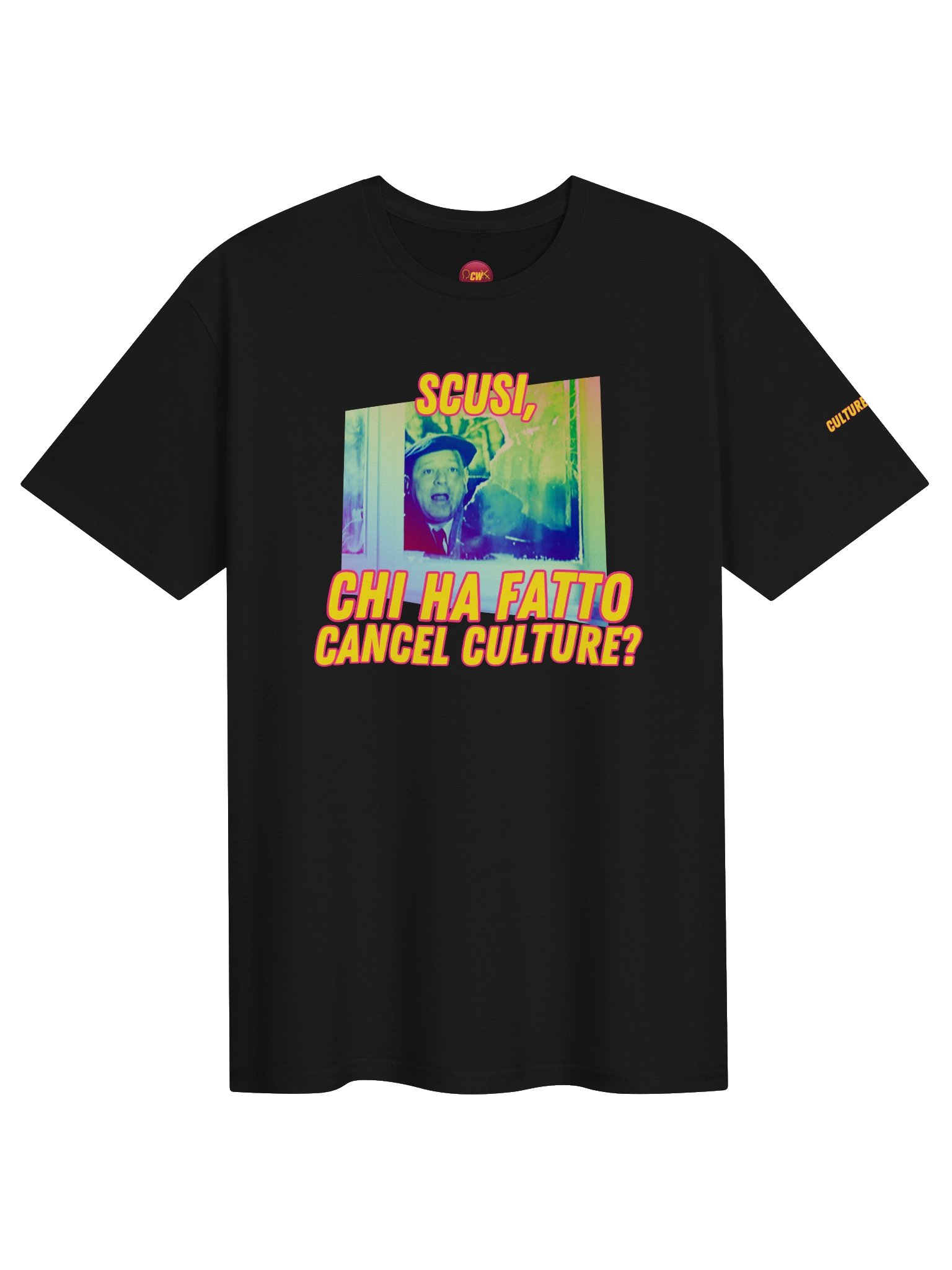 Maglietta “Scusi, chi ha fatto cc?” Culture Wars | Unisex product image (1)
