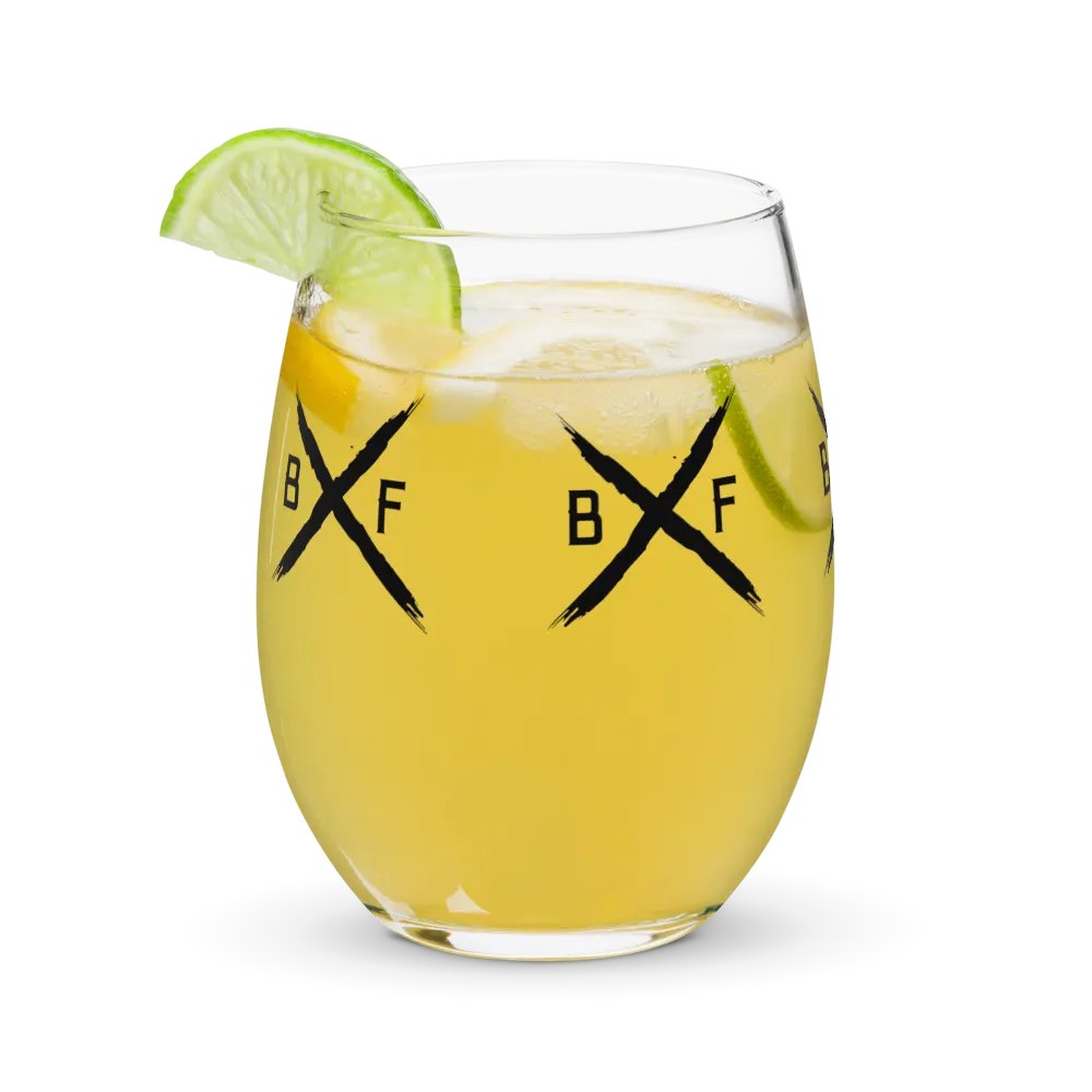Black Flag Dodgeball Club Wine Glass product image (12)