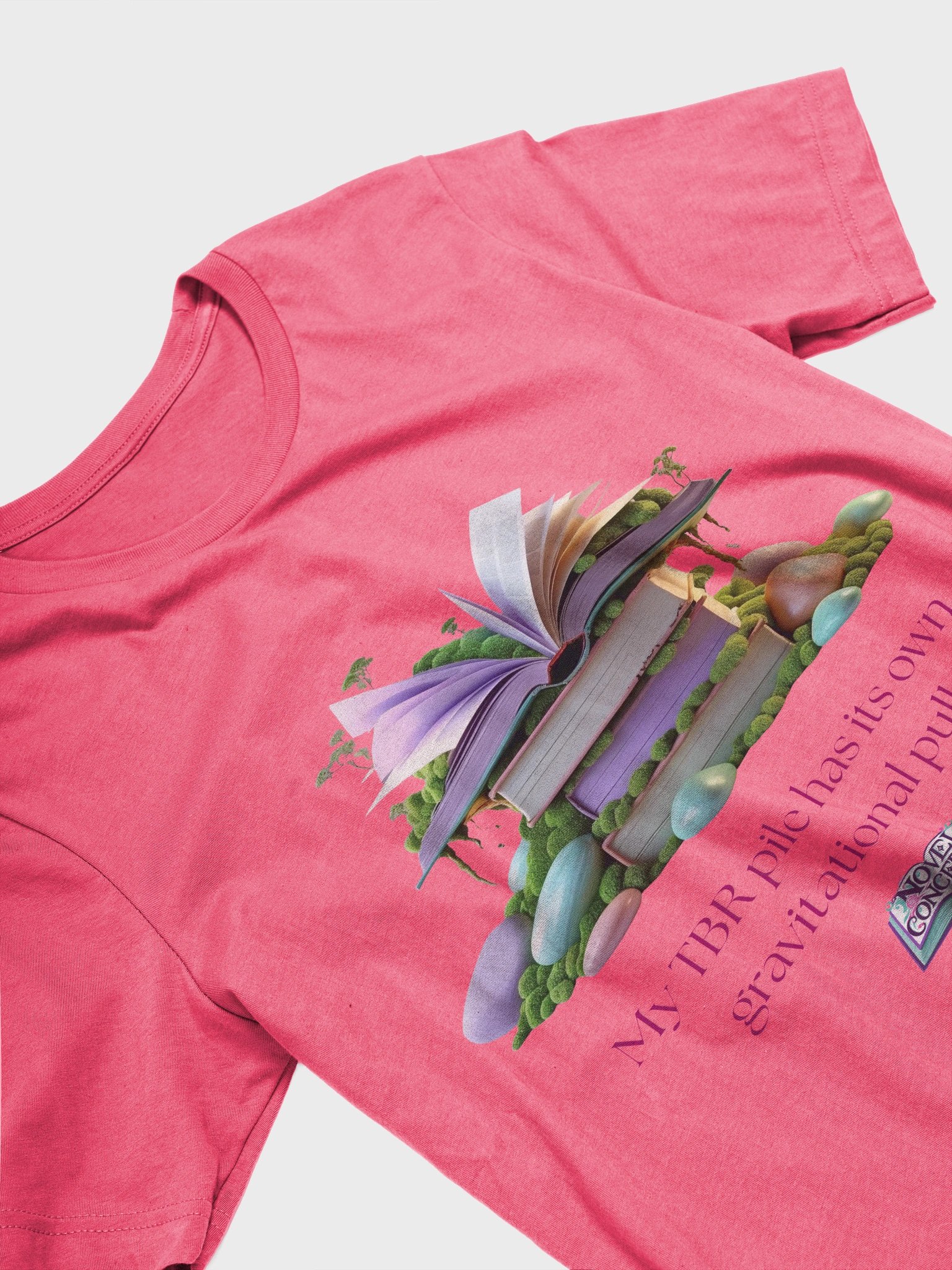 "My TBR pile has its own gravitational pull" T-Shirt product image (28)