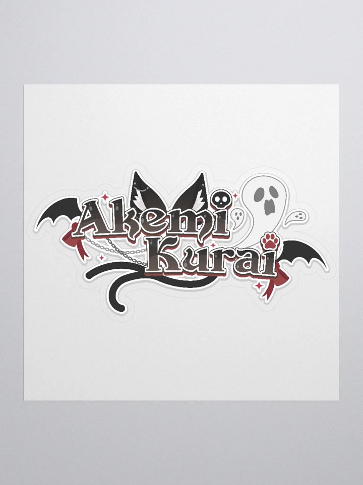 Akemi Kurai Goth Logo Stickers product image (1)