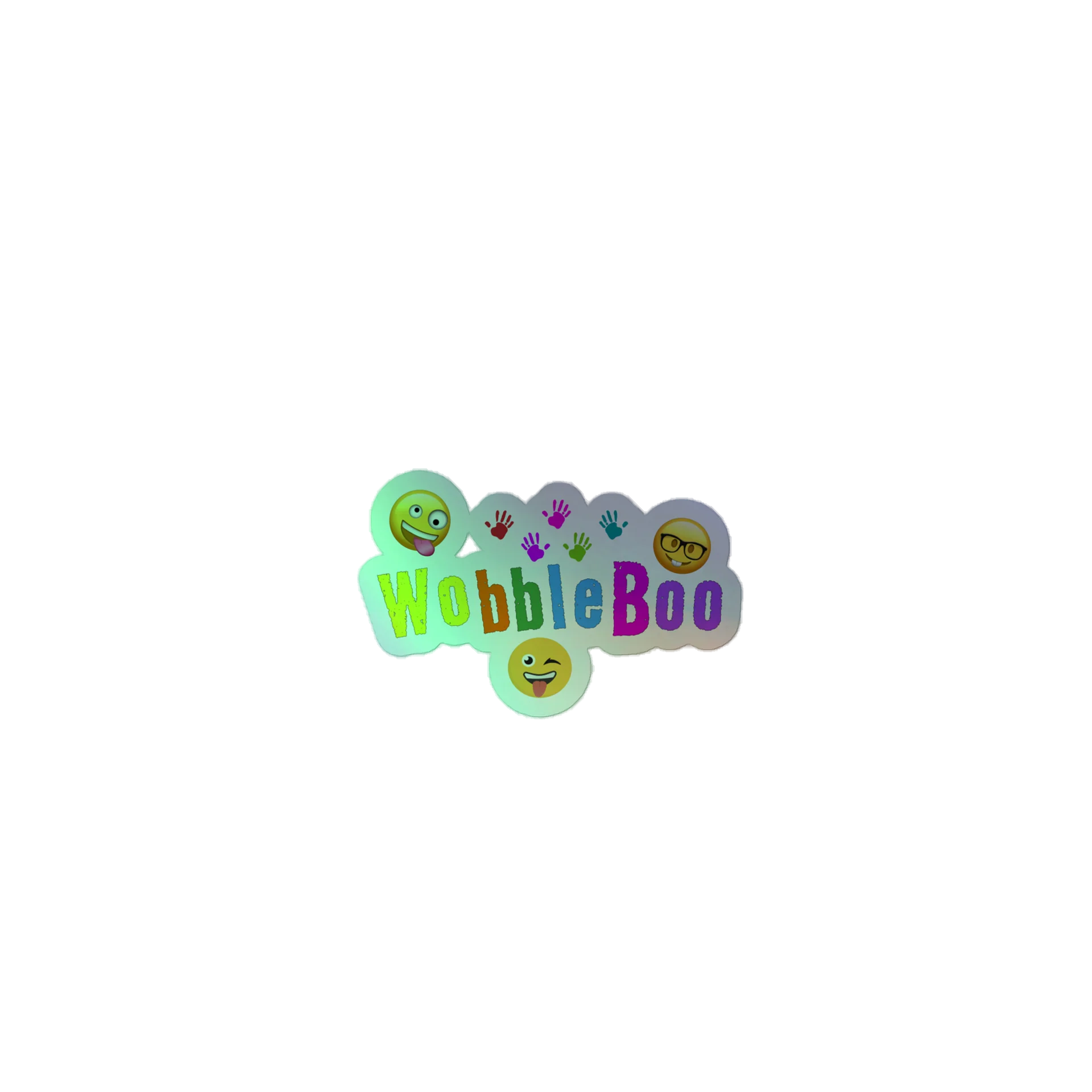 WobbleBoo Holographic Sticker Sheet product image (1)