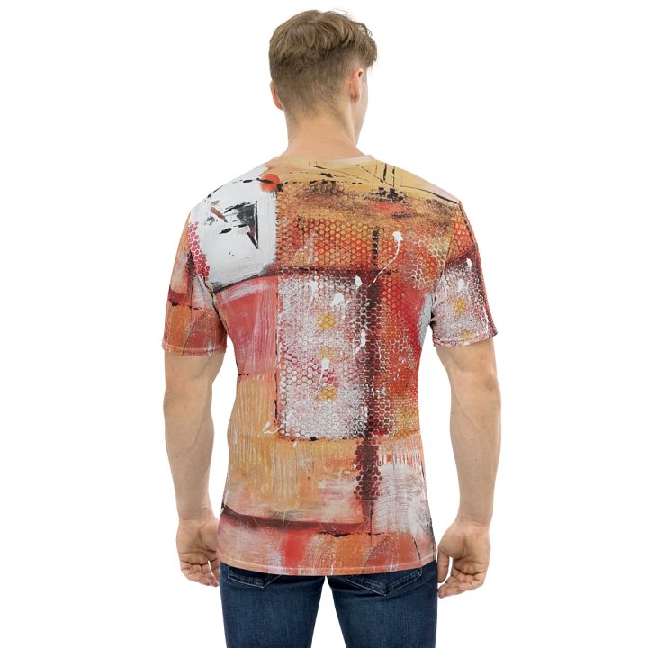 original painting mixed media, on all over print tshirt product image (1)