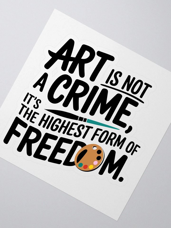 ART IS NOT A CRIME product image (2)