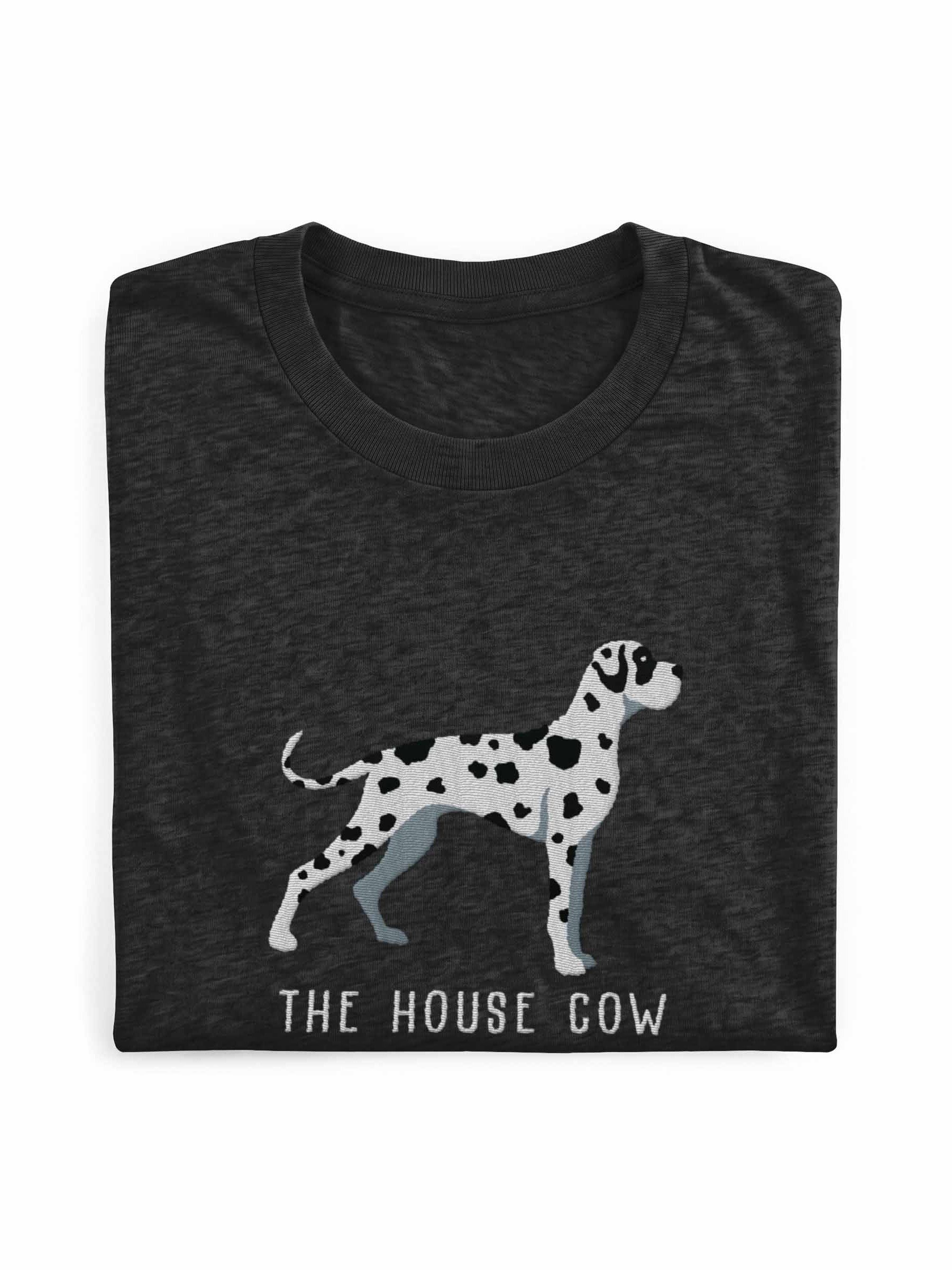 The House Cow T-Shirt(Embroidered) of a Great Dane(Harlequin) product image (1)