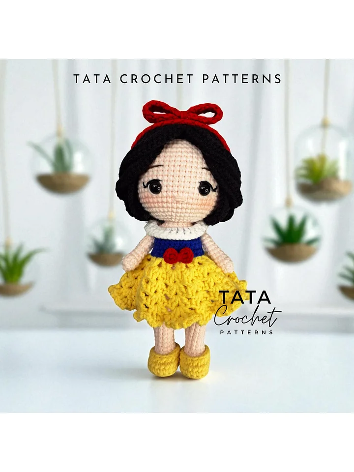 PDF -♡- Doll Dress Up & Transformation -♡- Princess Amigurumi Crochet Pattern product image (1)