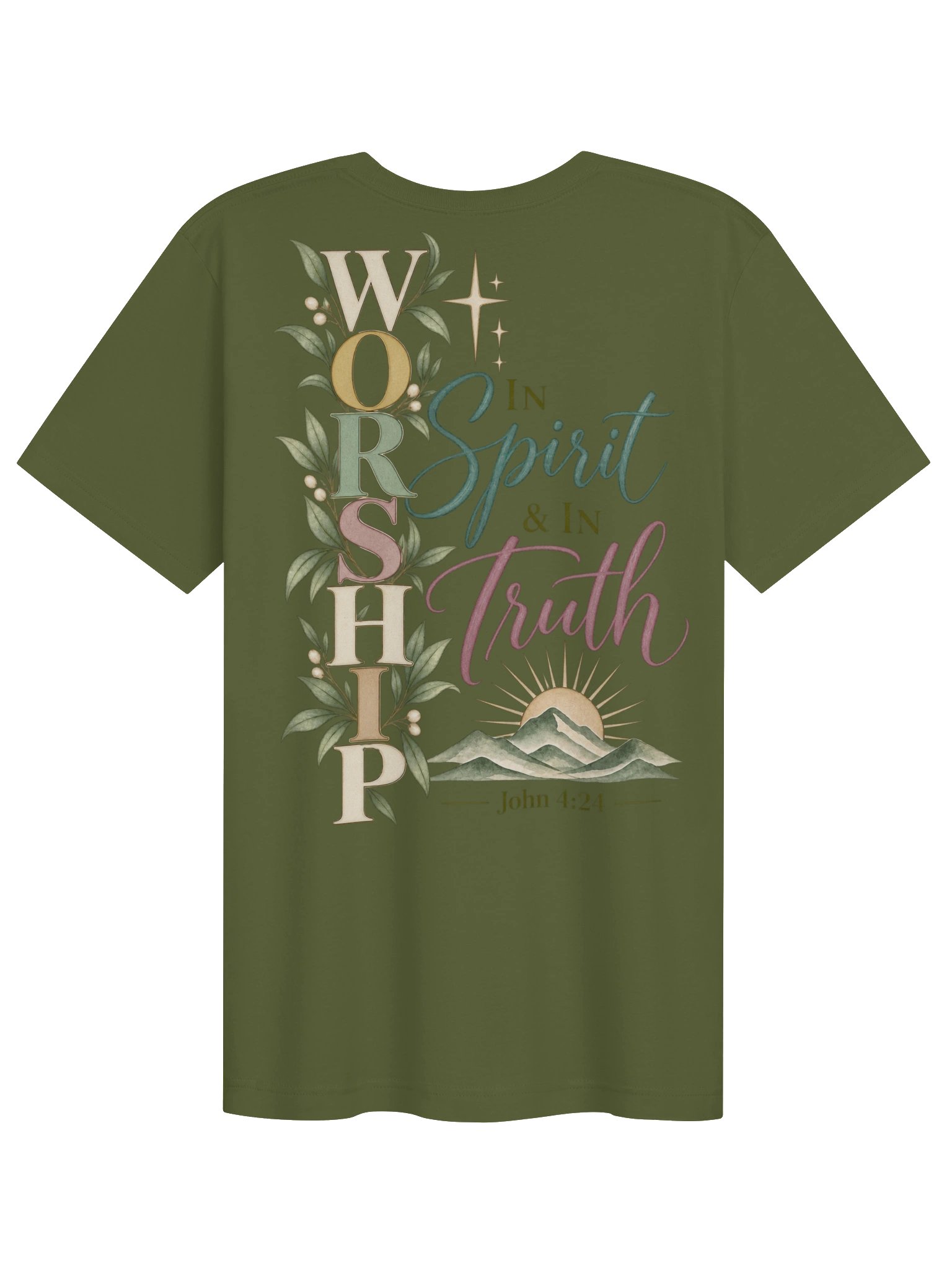 Made to Worship Premium Unisex Supersoft T-Shirt – John 4:24 Christian Worship Tee product image (43)