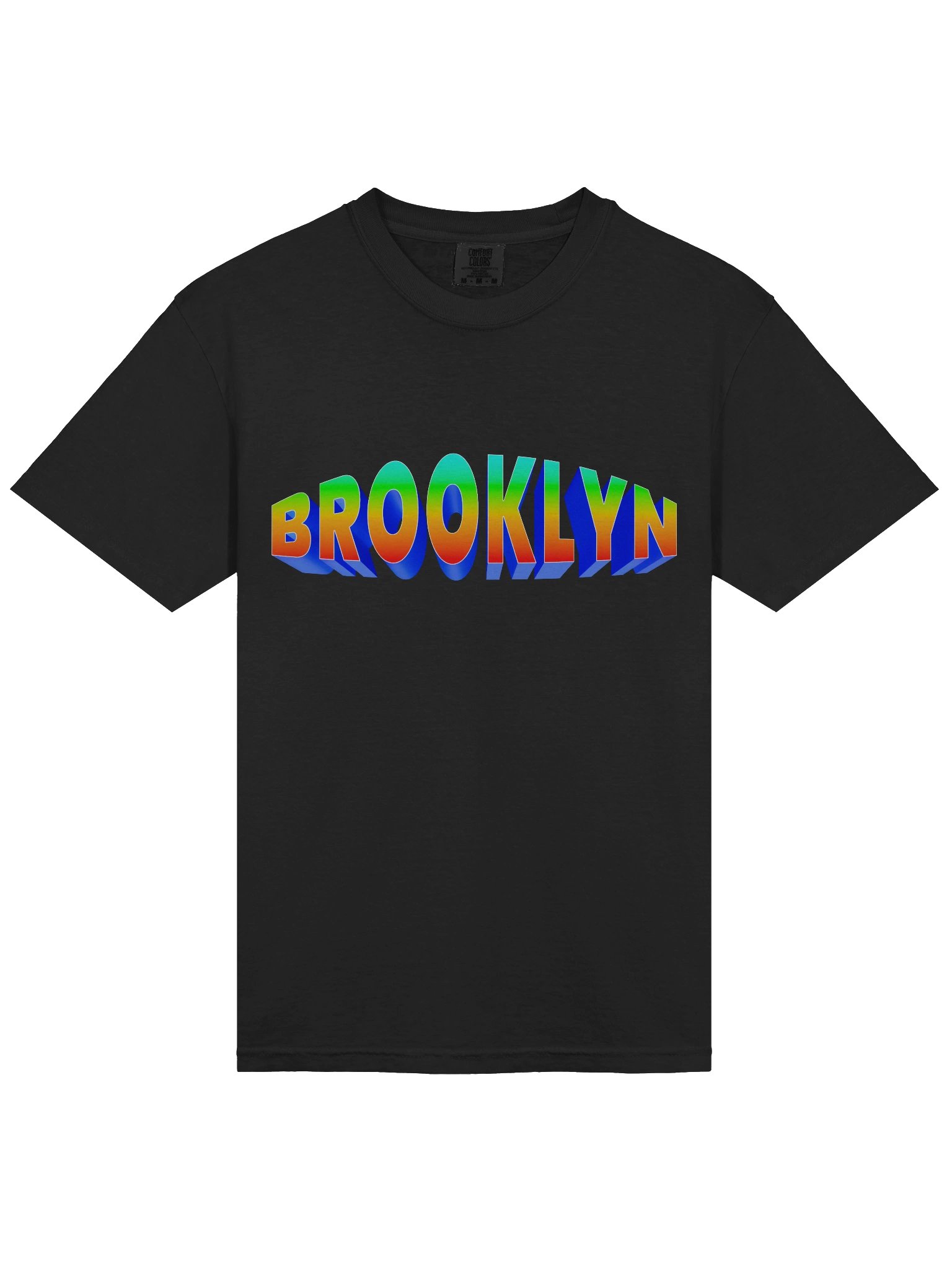 BROOKLYN 3D Gradient Wordmark Tee product image (3)