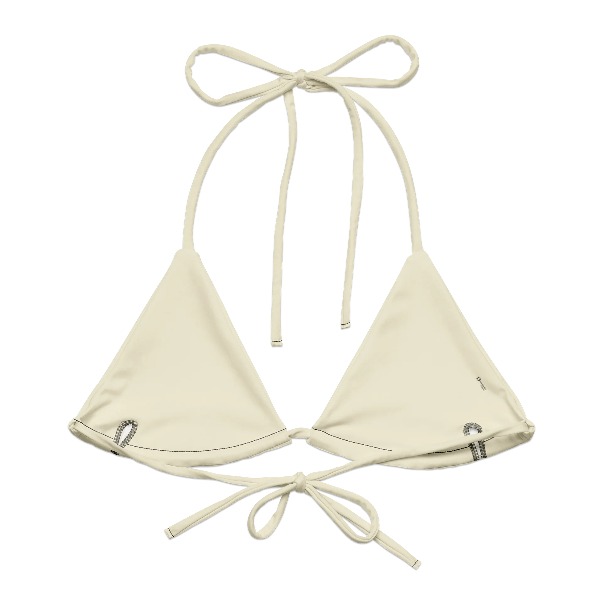 Dreamlooks Vixen padded bikini top with straps, apricot white product image (1)