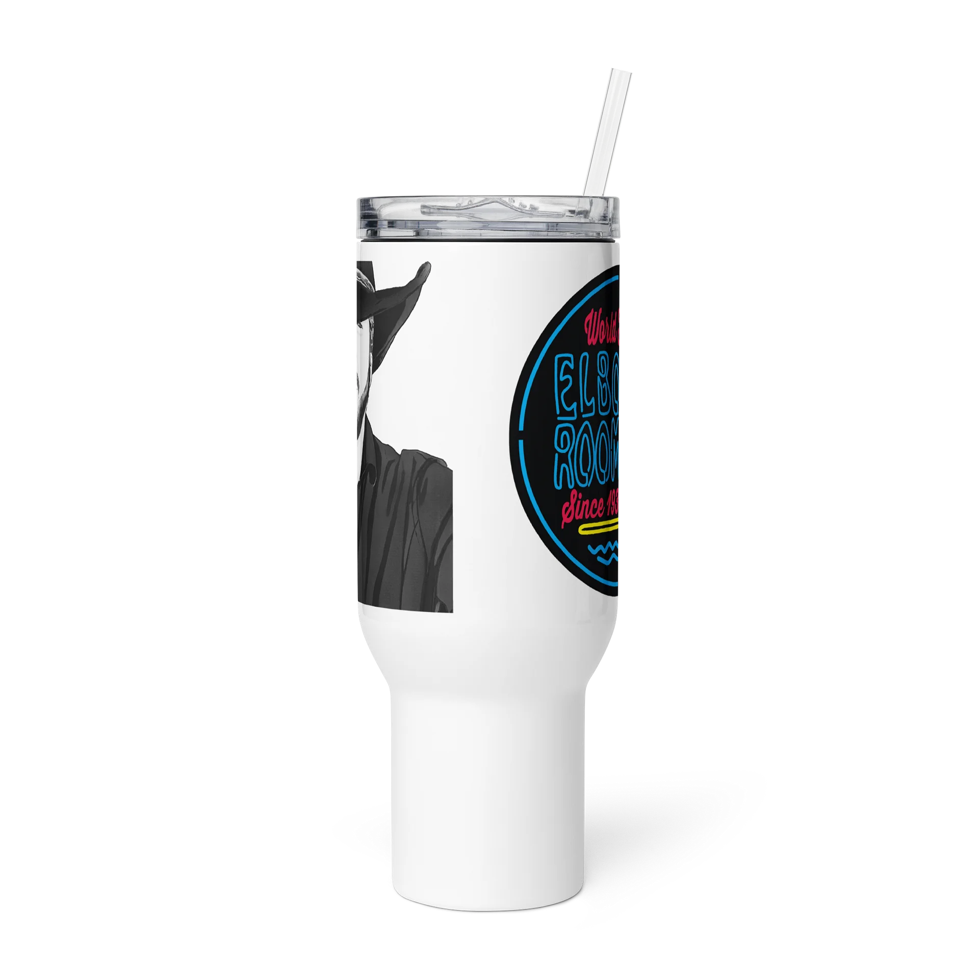 Cowboy Pete "Day Drinker" 40oz Neon Insulated Mug — Elbo Room Social Club Edition product image (2)