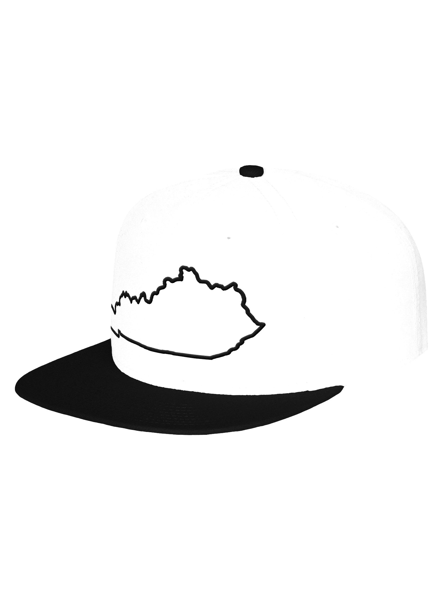 State of KY Outline Embroidered Snapback Hat product image (1)