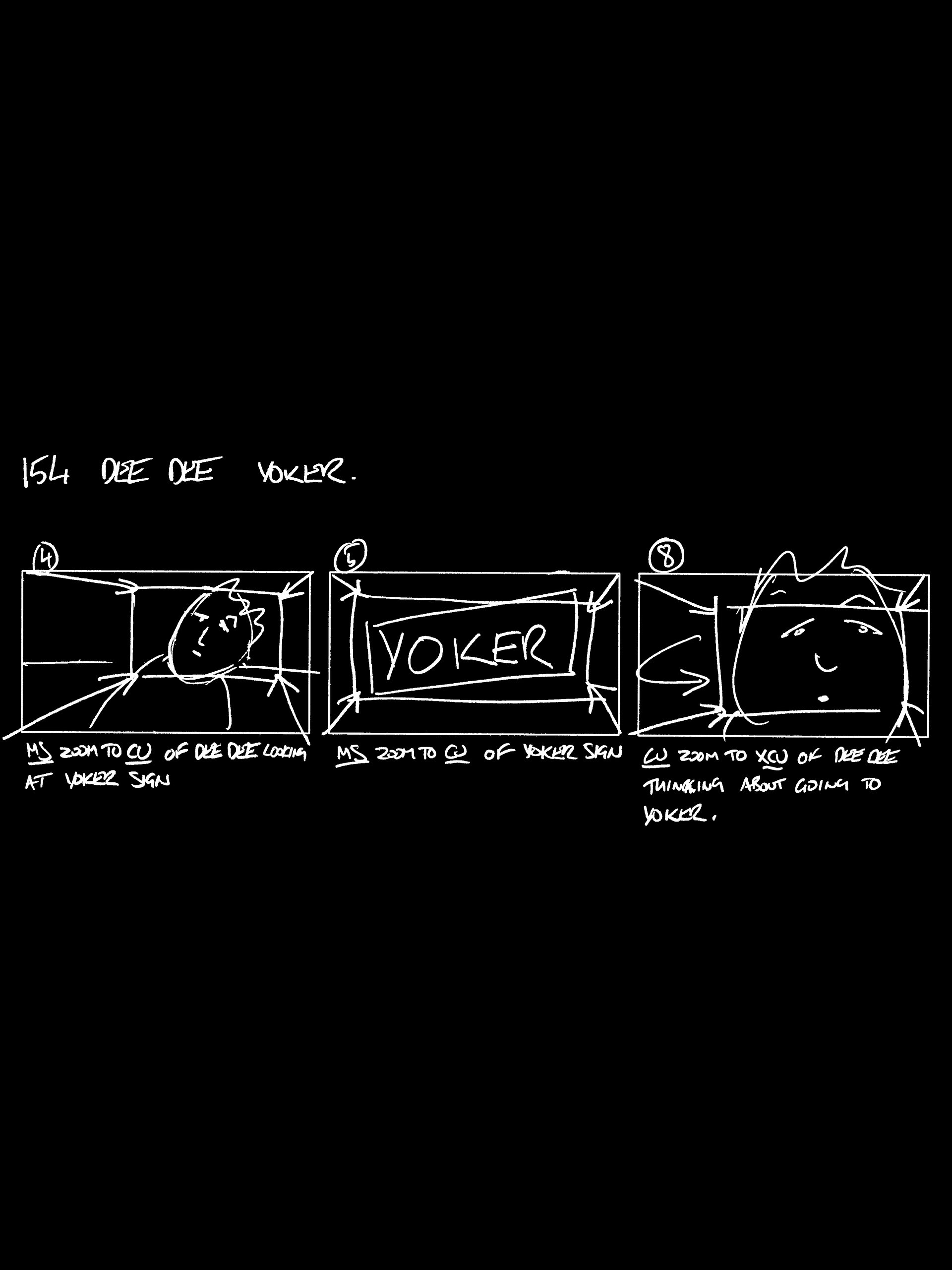 Dee Dee Yoker 3 Panel Storyboard Women's T-Shirt product image (2)