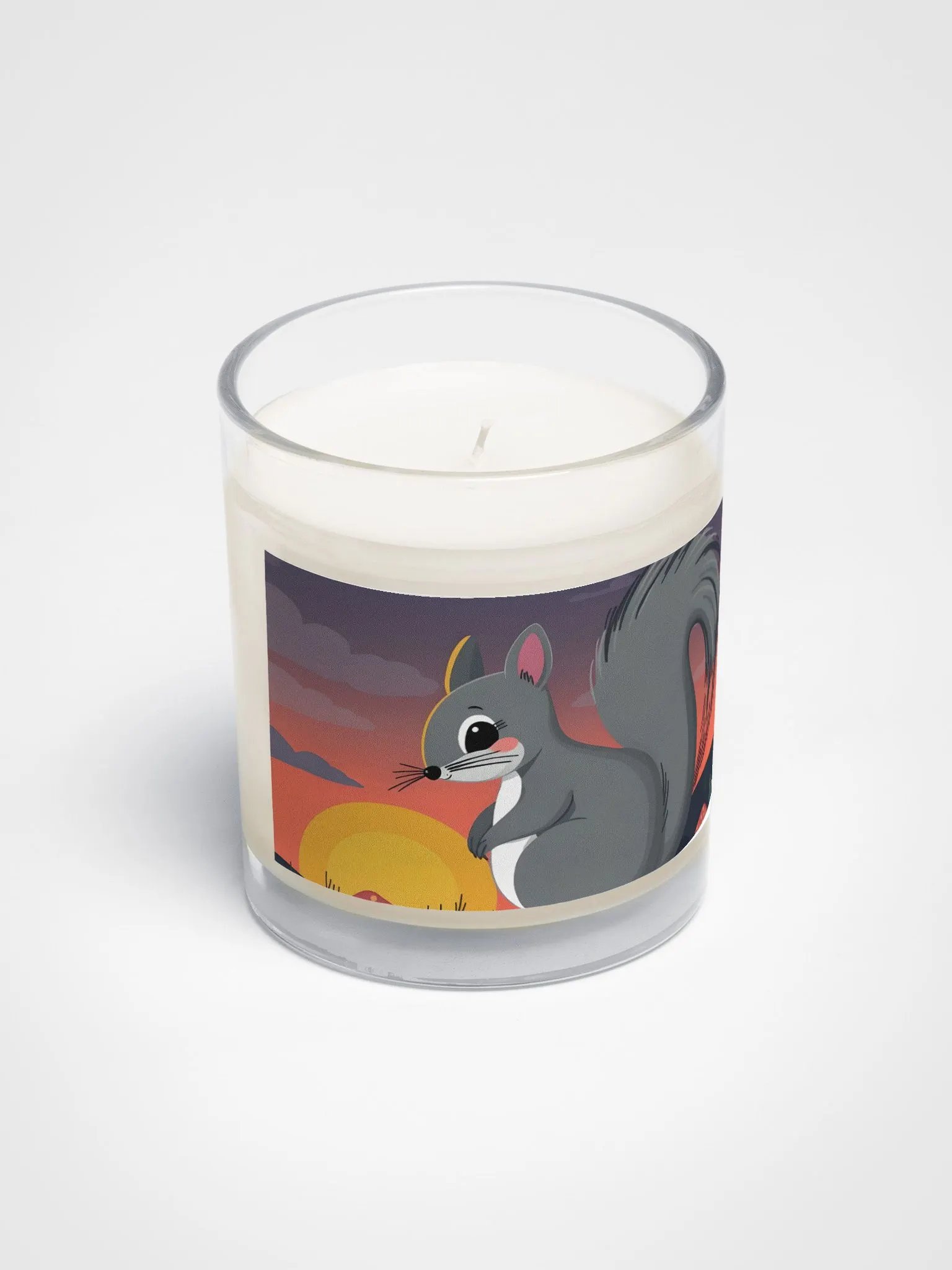 Sunset Squirrel Soy Wax Candle product image (2)