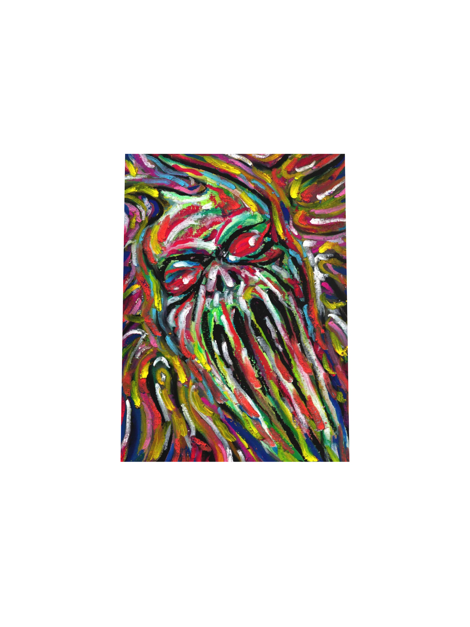 Wraith - Print of Original Oil Pastel Artwork product image (6)