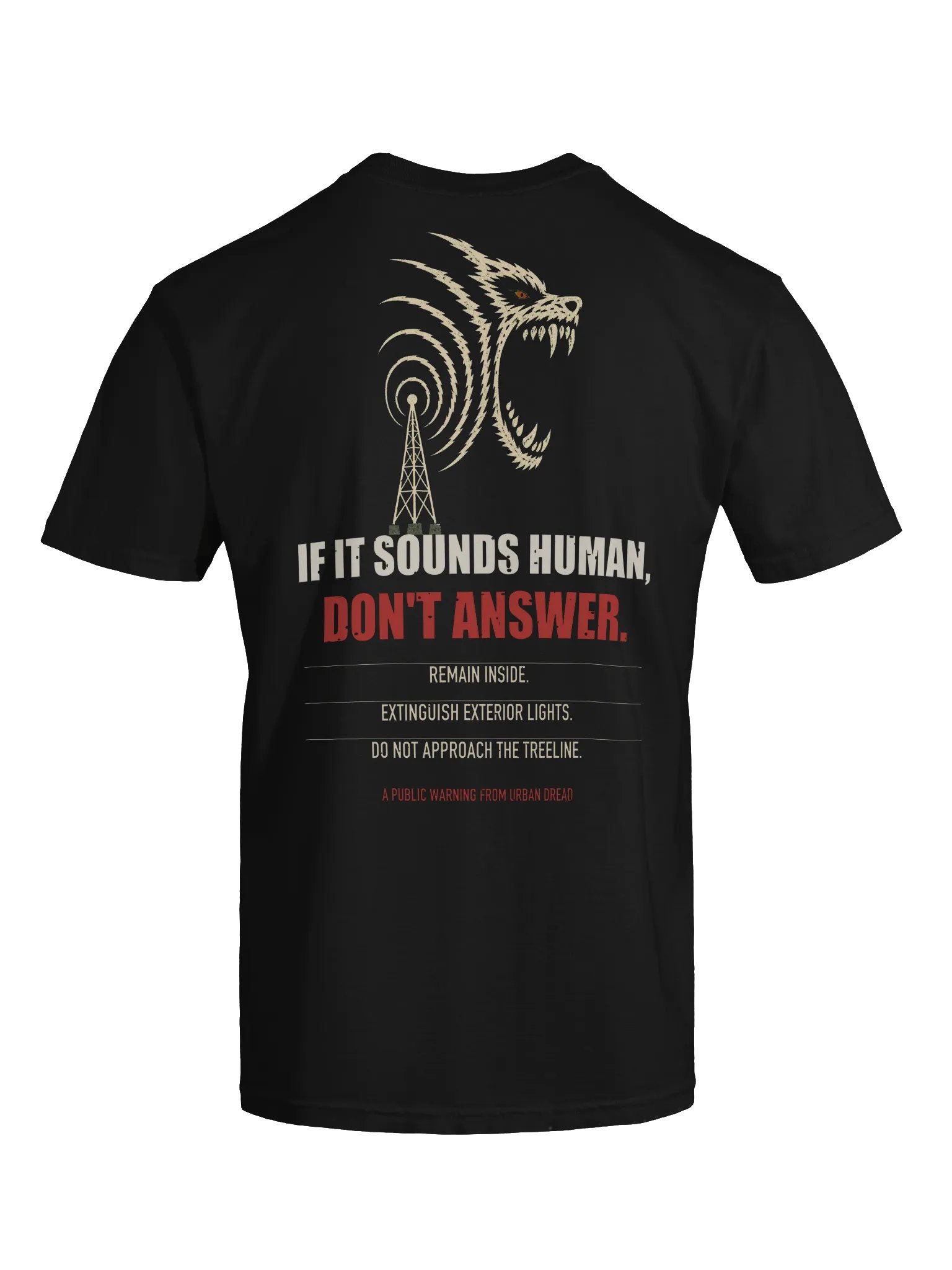 Don’t Answer the Scream — Dogman Warning T-Shirt product image (8)