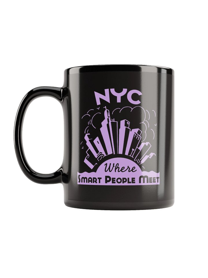 'NYC Smart' Black Mug product image (1)