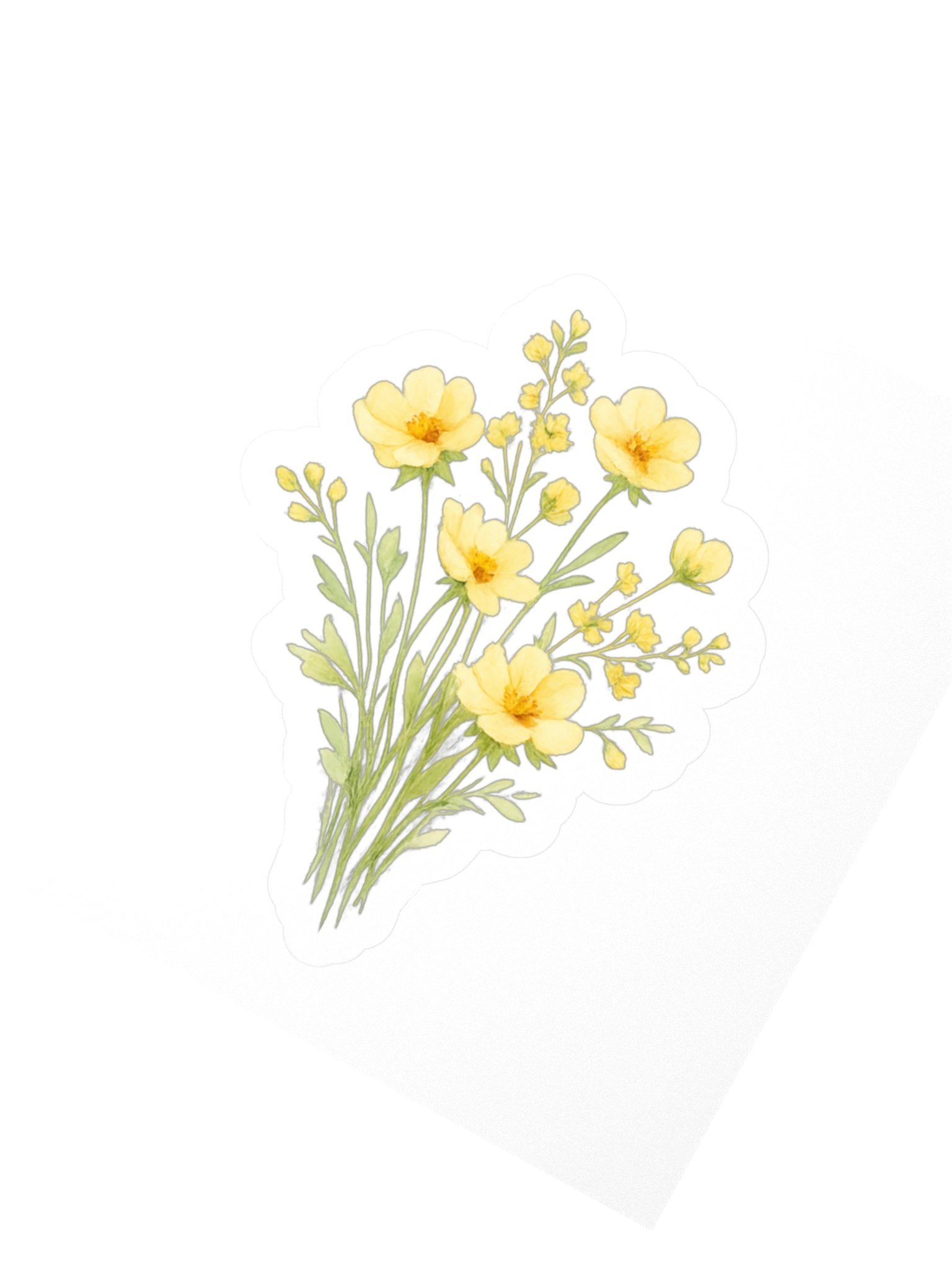 Golden Meadow Sticker — The Meadowlight Wildflower Collection product image (2)