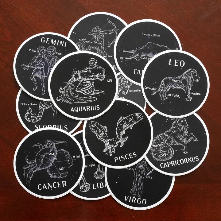 Zodiac Constellaton Sticker product image (1)
