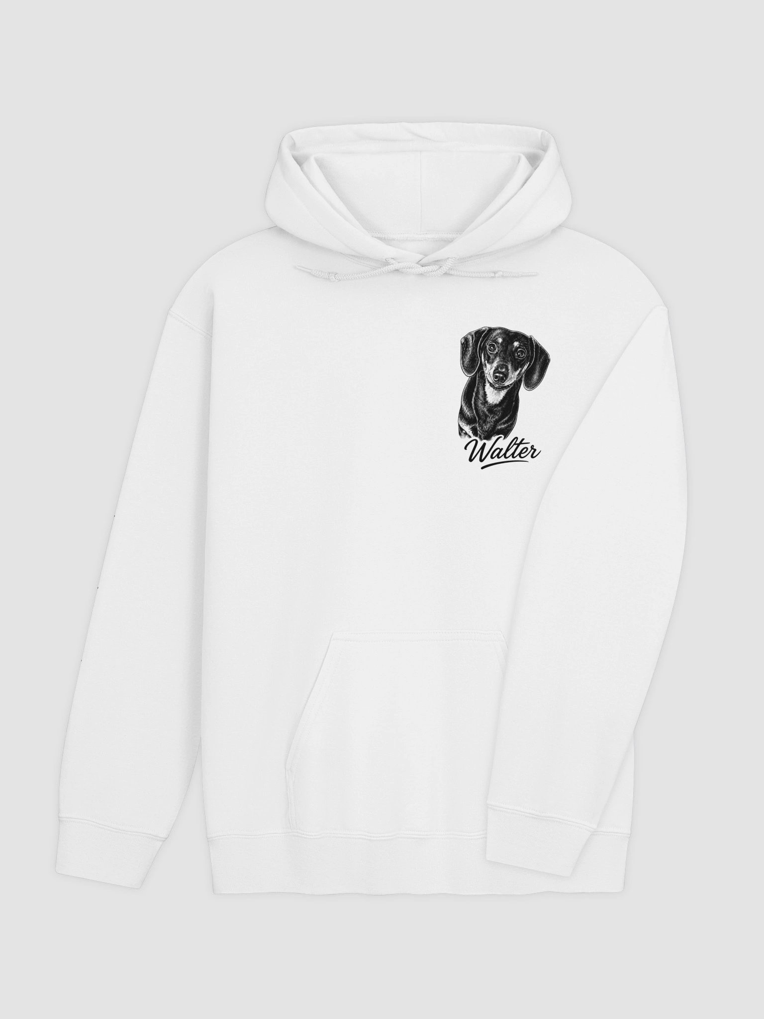 Walter Dachshund Line Art Hoodie product image (20)