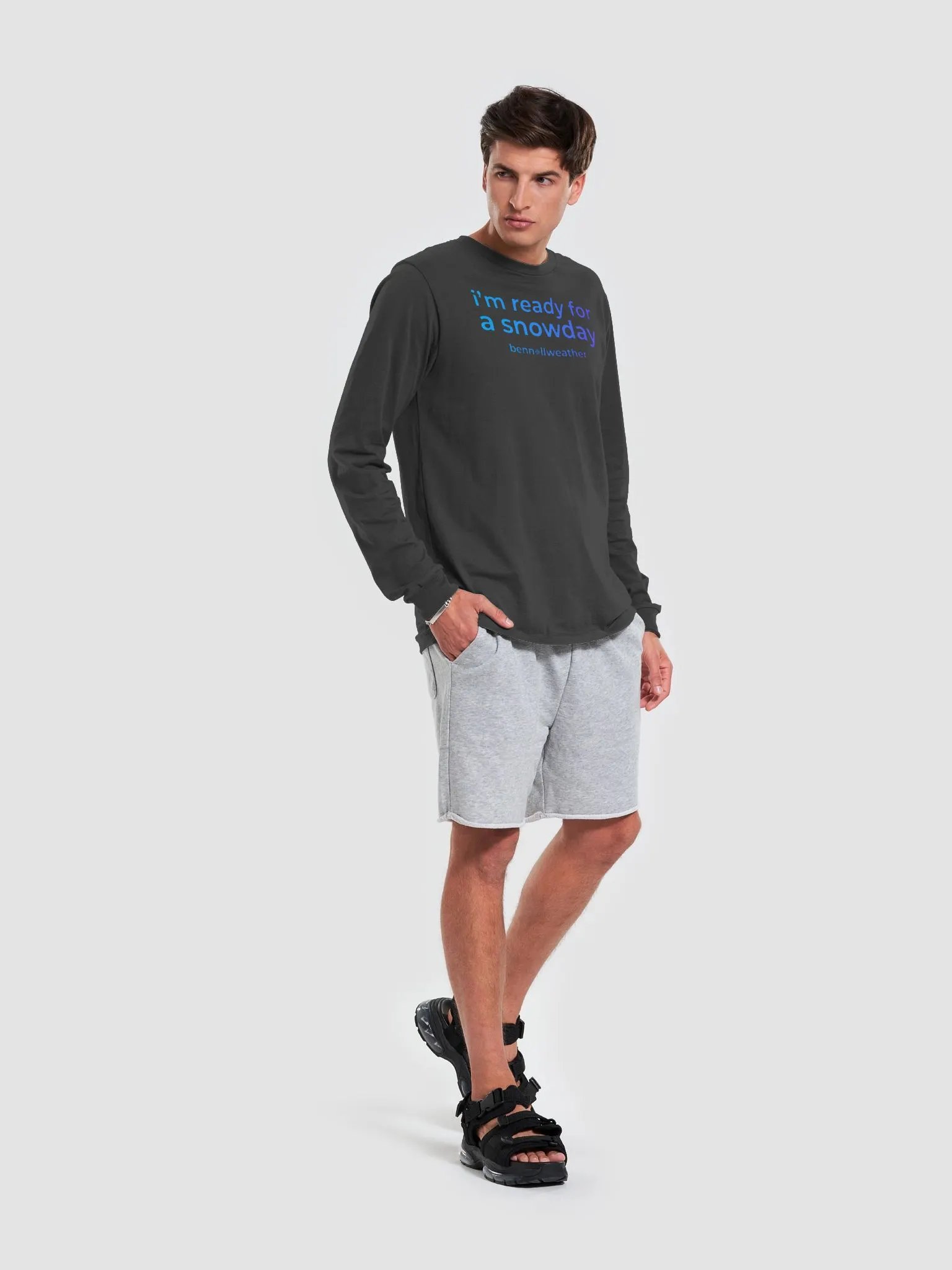 I'm ready for a snow day long-sleeve shirt product image (18)