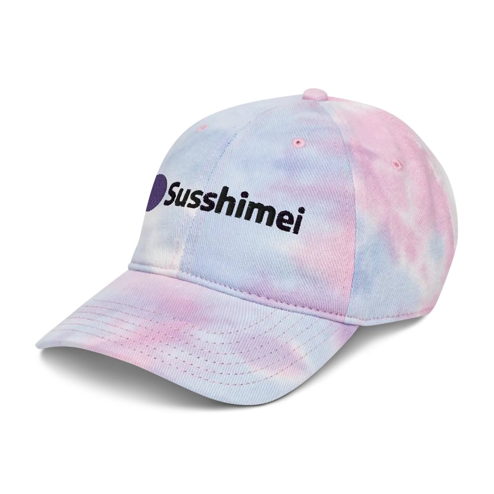 pink tie day hat with sussihmei embroidered product image (7)