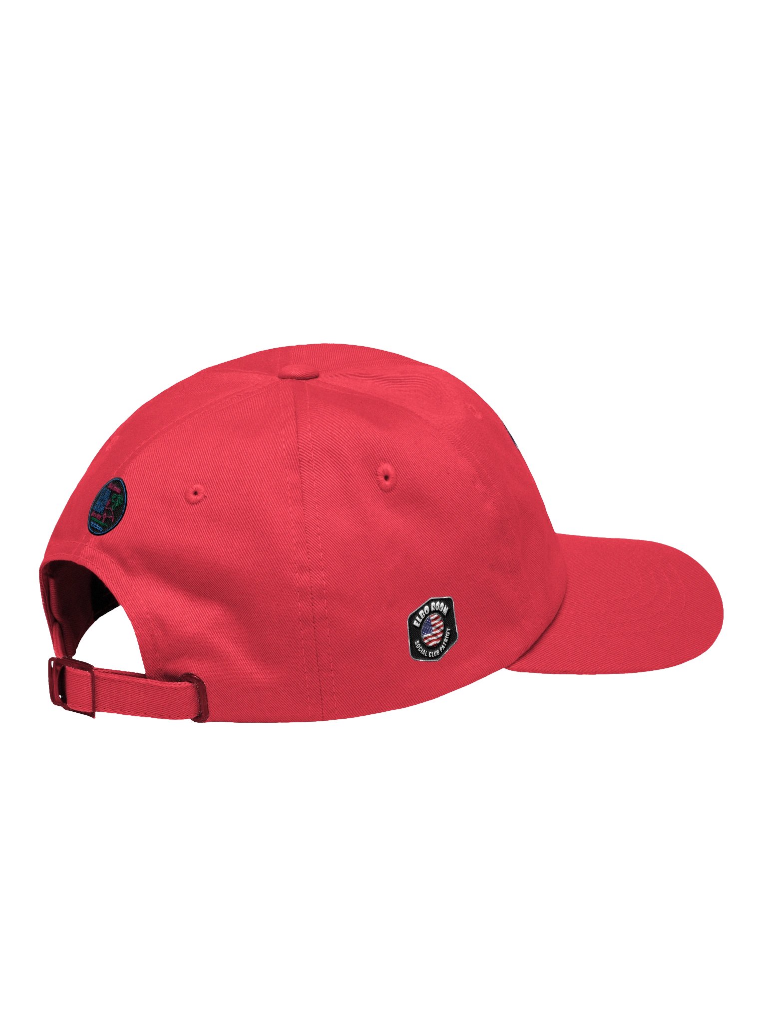 Elbo Room Retro Flag Text Dad Hat | Classic Red Edition product image (24)