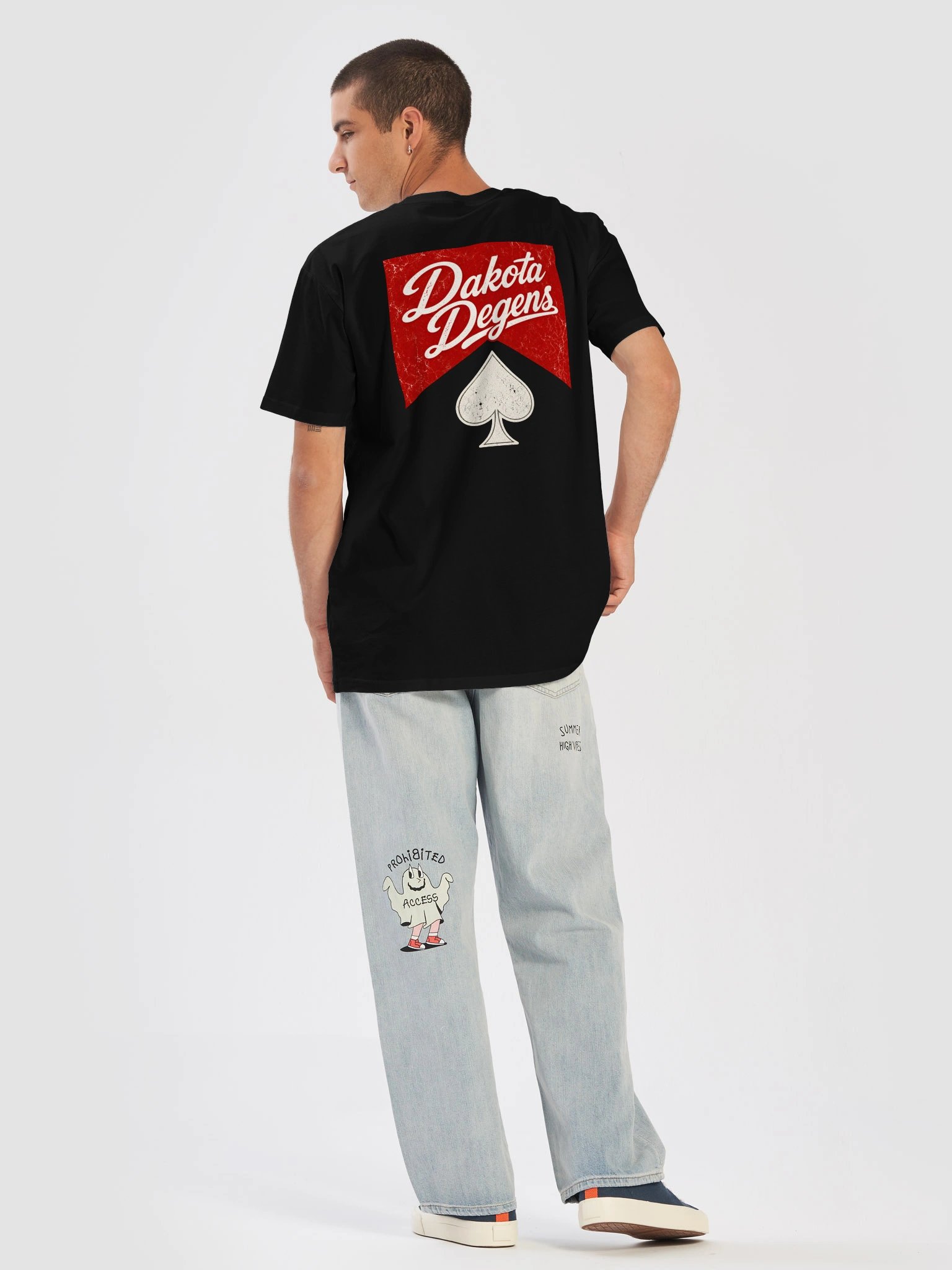 Dakota Degens Red logo Spade Tee product image (6)