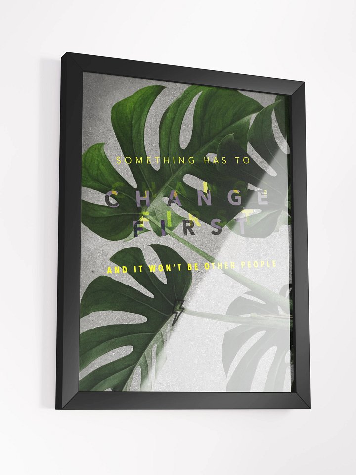 Change Poster 12" x 16" product image (1)