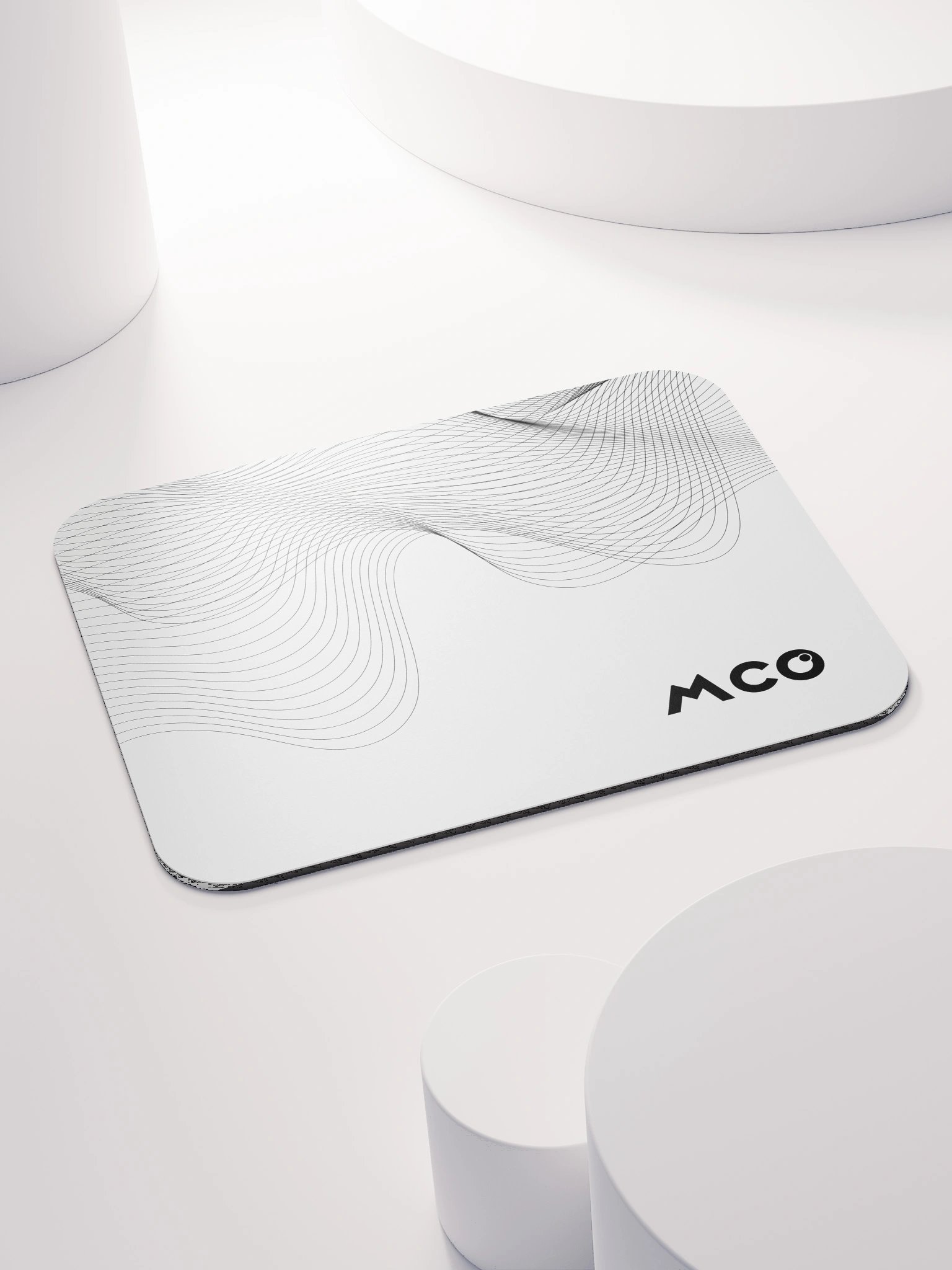 MCO Wave Minimal New Logo Mouse Pad White product image (5)
