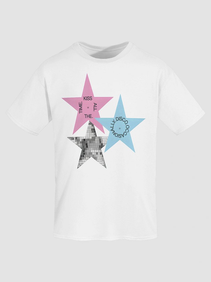 Y2K Star Kiss All The Time Disco Occasionally T-Shirt product image (2)
