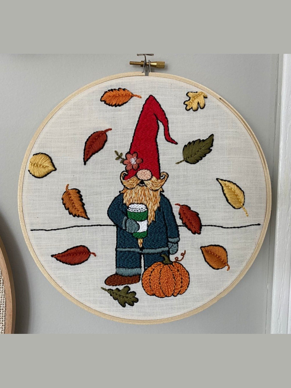 Pumpkin Spice Pete Punch Needle (Digital PDF Pattern) product image (1)