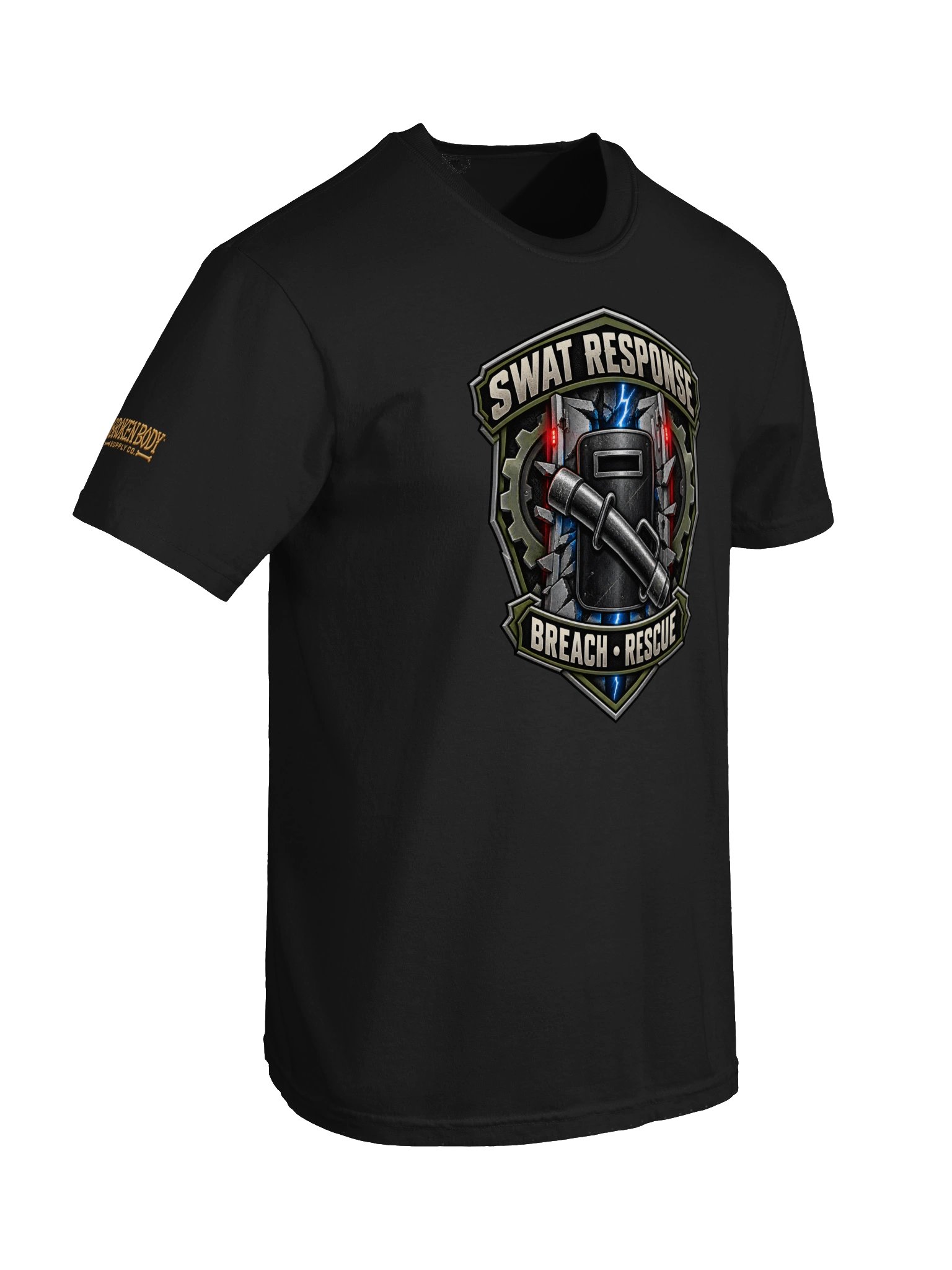 SWAT Shirt — Tactical Response “Control the Chaos” Front & Back Tee | Flat Out Broken™ product image (12)