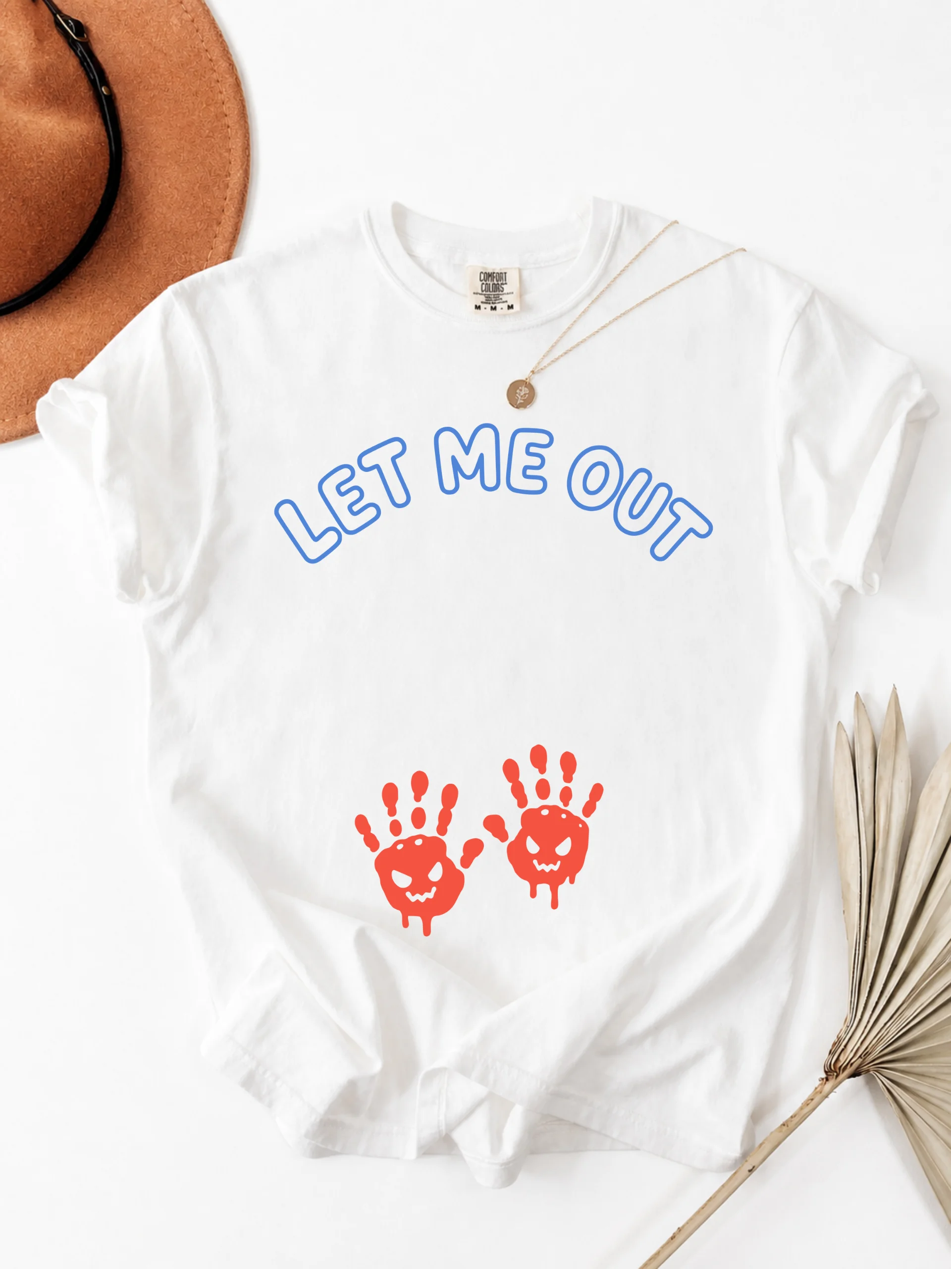 Let Me Out - Pregnant Halloween Shirt product image (3)