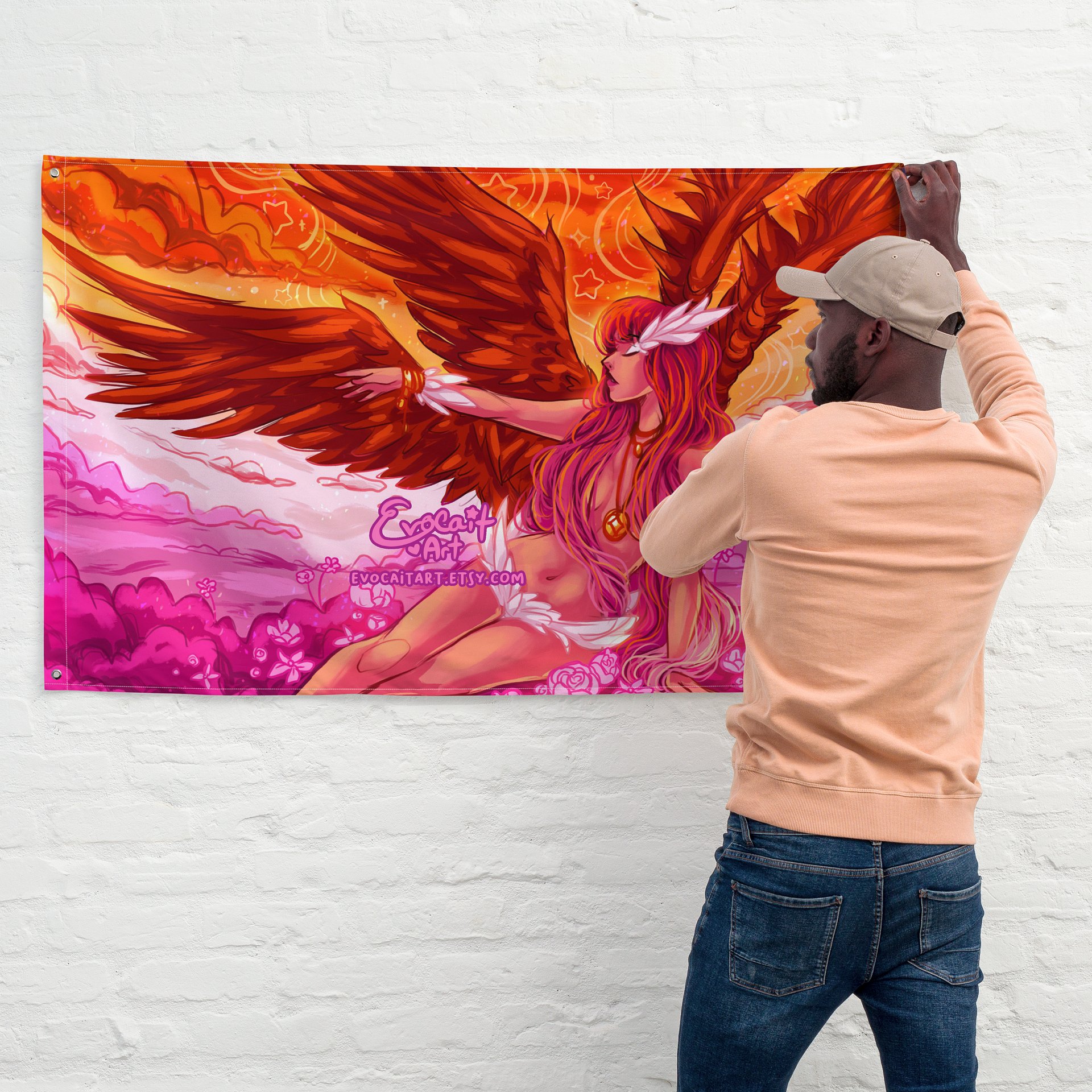 Fantasy Angel Lesbian Pride Flag product image (4)