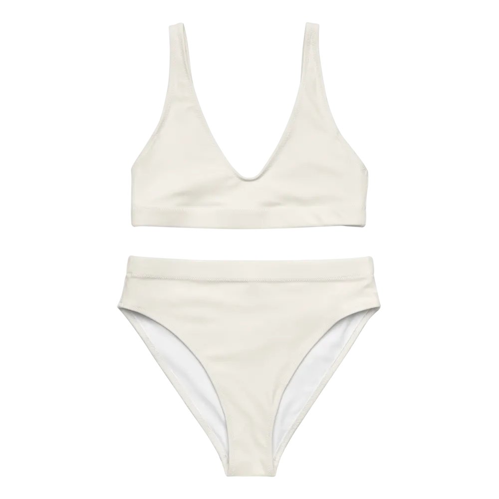 Namaste Cream and Gold High Waisted Bikini product image (2)